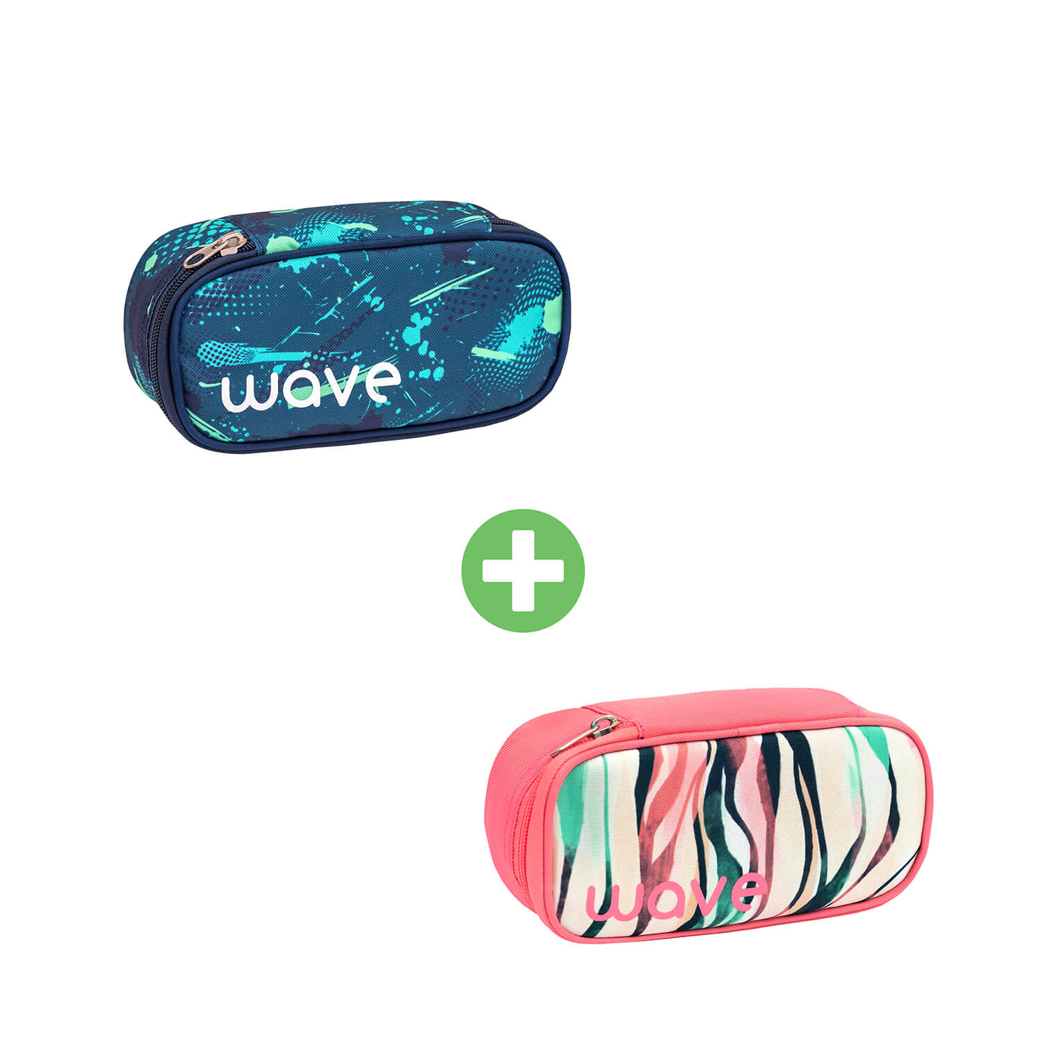 WAVE pencil pouch Fantasy - Feathers with GRATIS pencil pouch