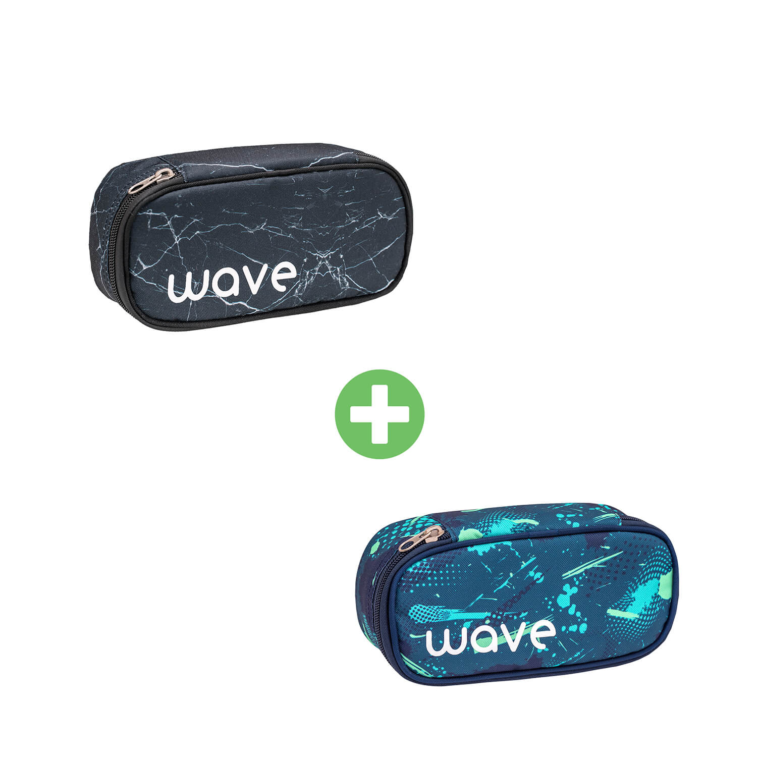 WAVE pencil pouch Marble - Fantasy with GRATIS pencil pouch