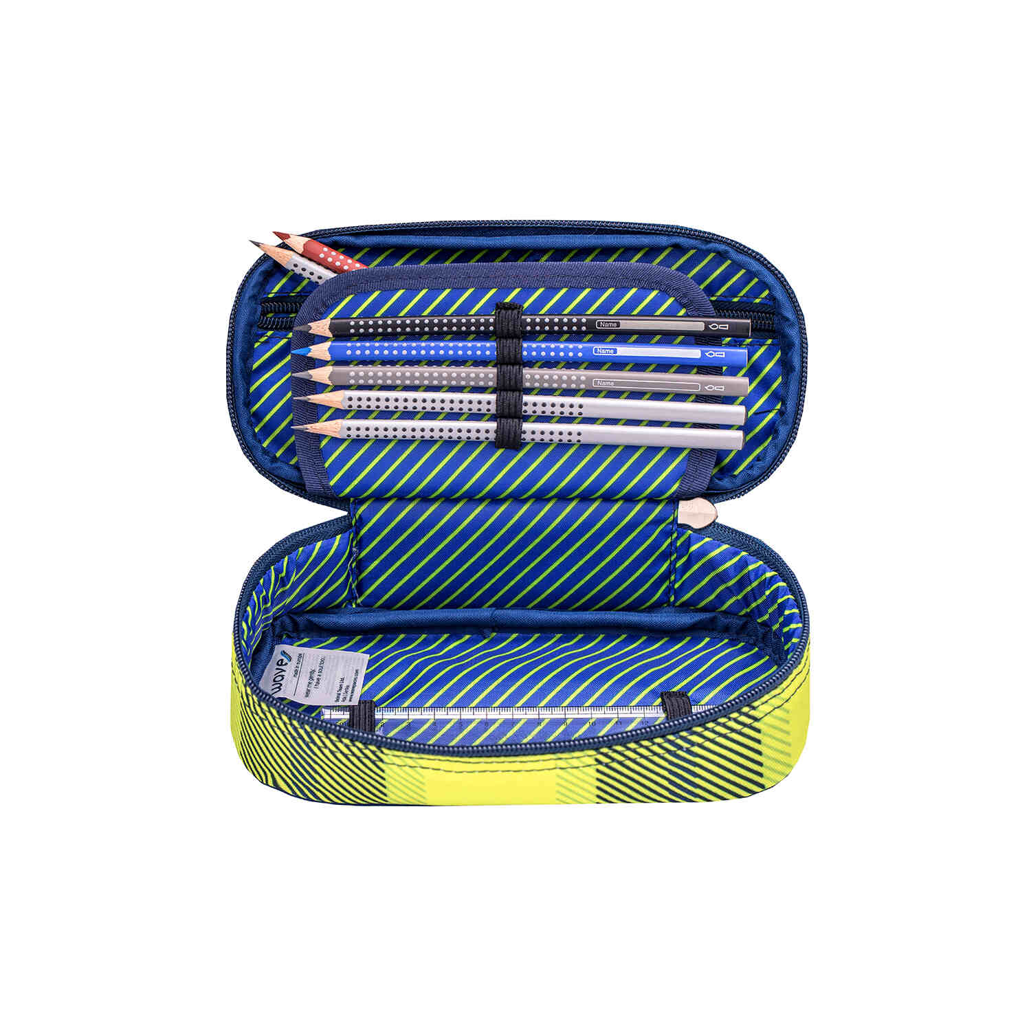 Wave Neon Pattern Pencil pouch