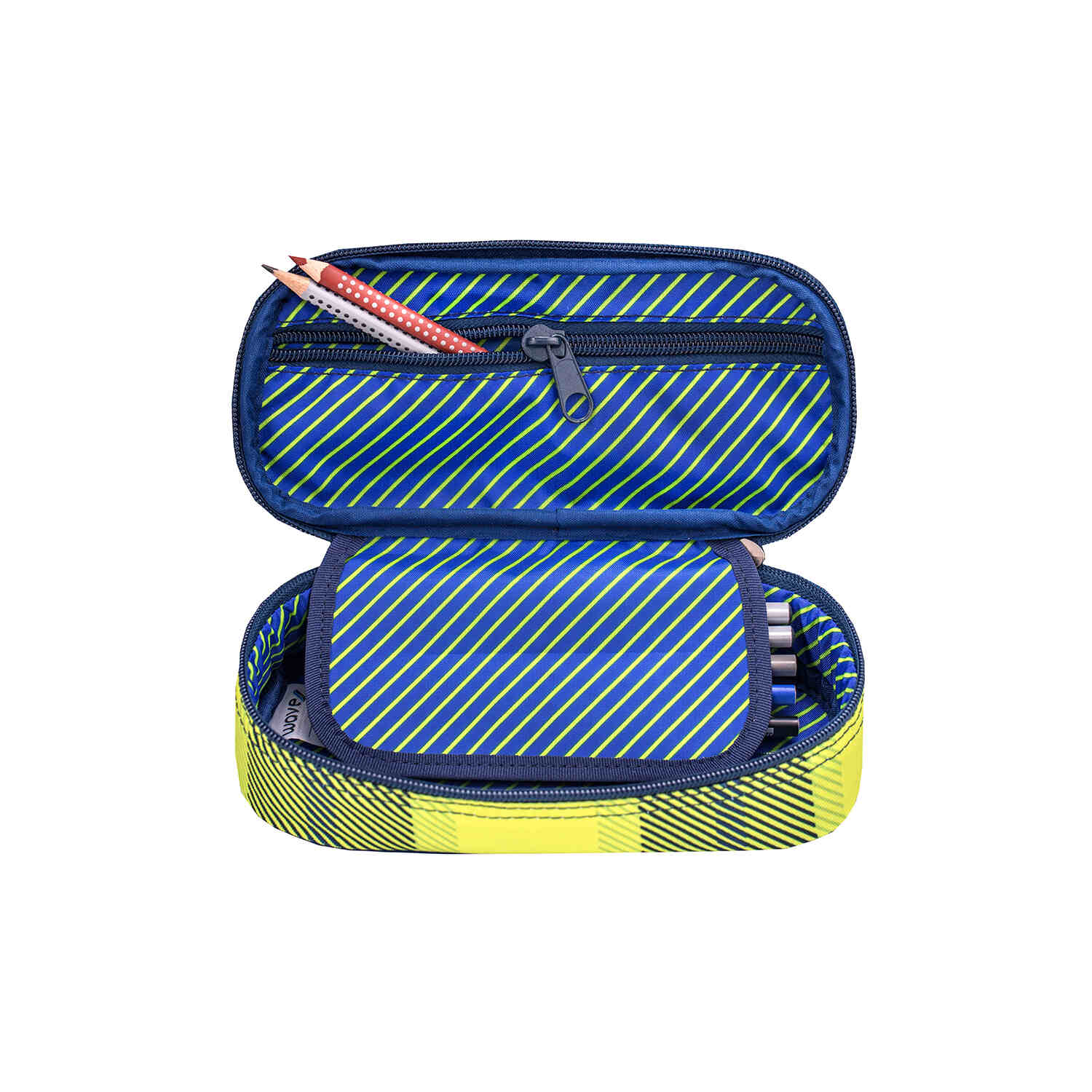 Wave Neon Pattern Pencil pouch