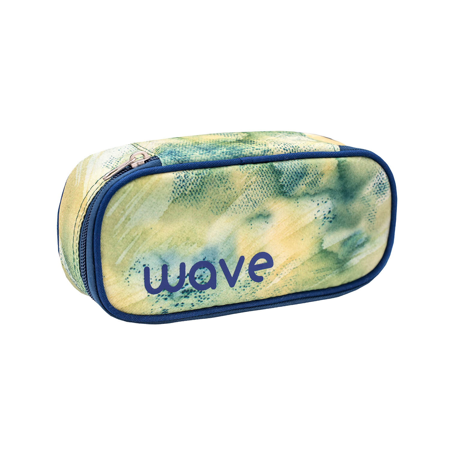 WAVE pencil pouch Shadow - Grey Red pattern with GRATIS pencil pouch