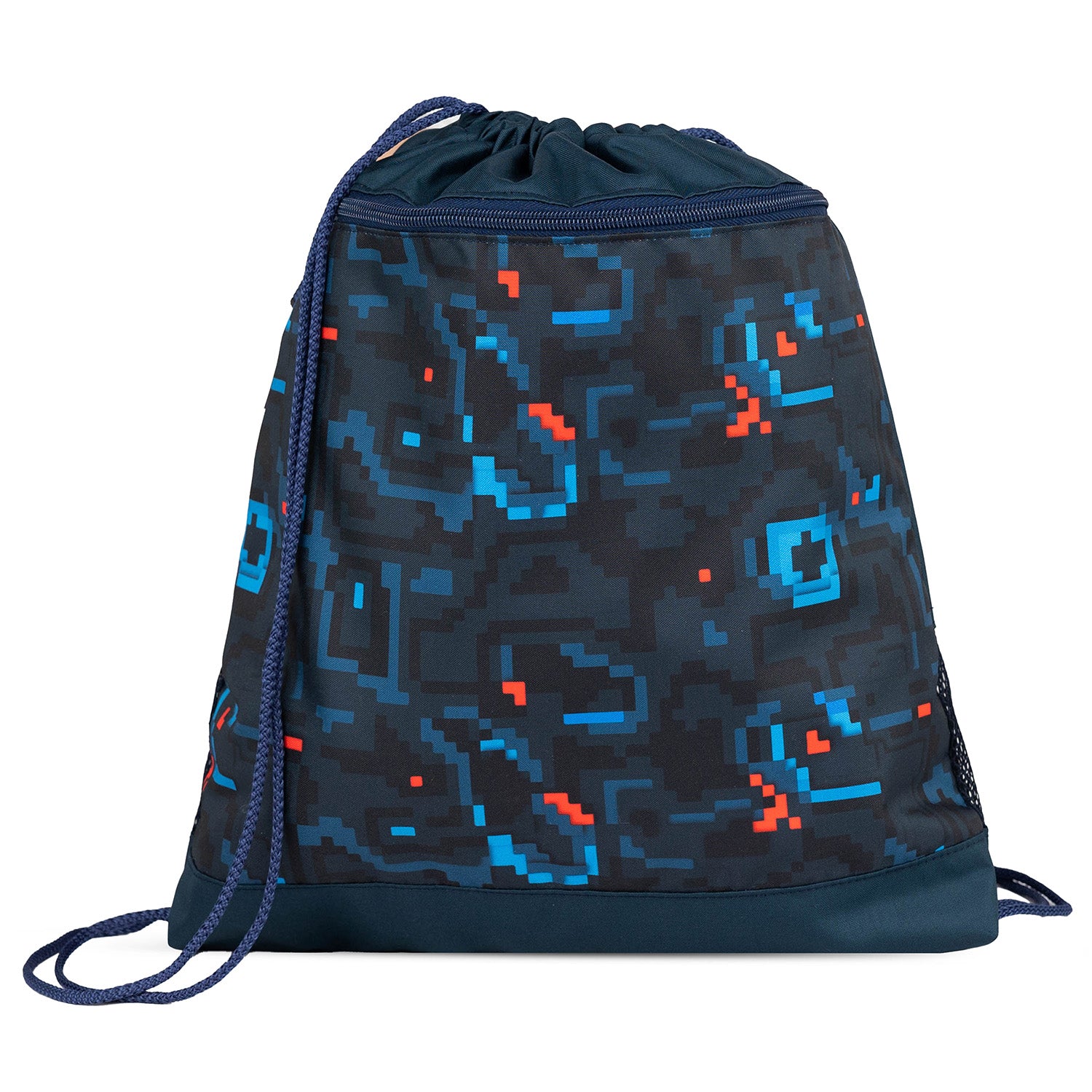 Ergonomic School Bag Set for Boys – Belmil Mini-Fit PixelTrak (4 pcs) displayed outdoors, highlighting its lightweight and compact design.