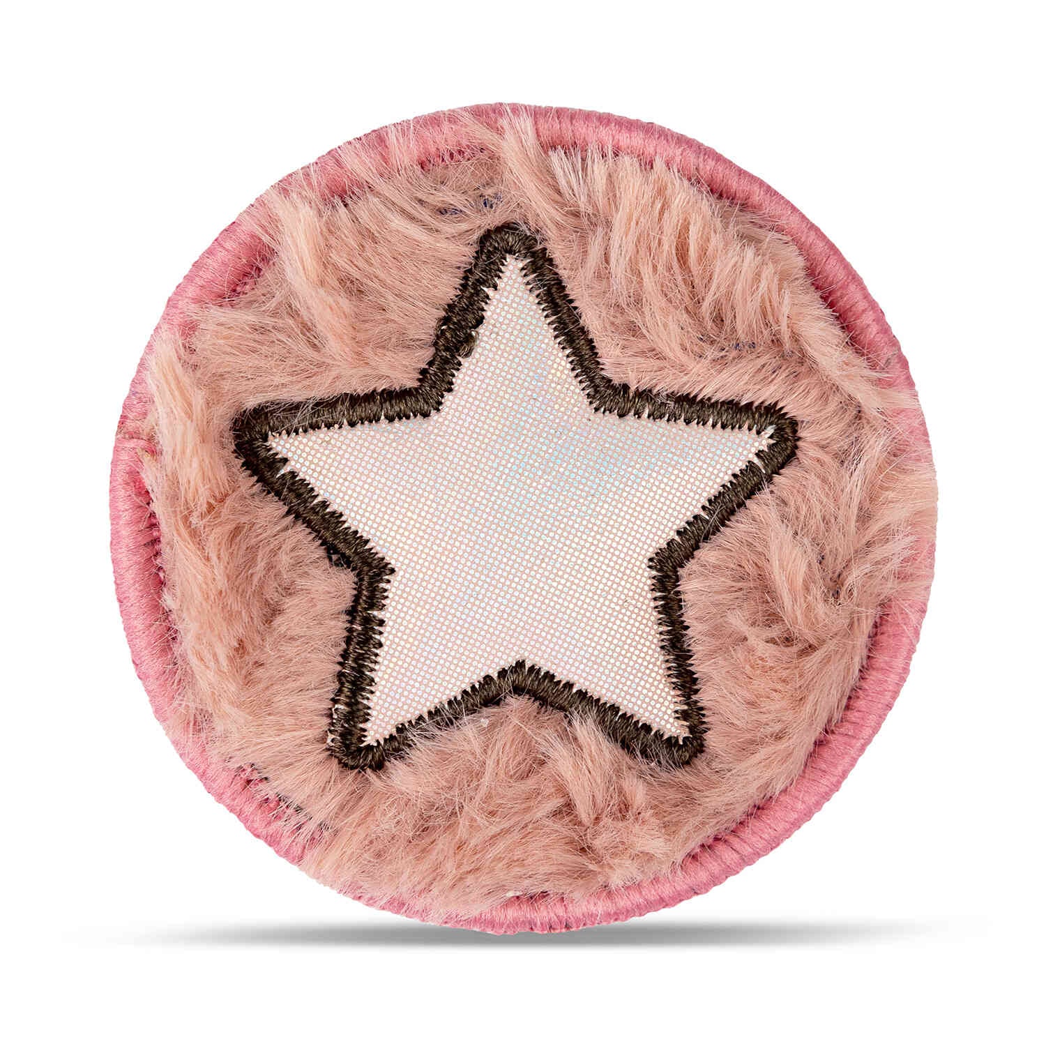 Rundförmiger Samt Star Patch