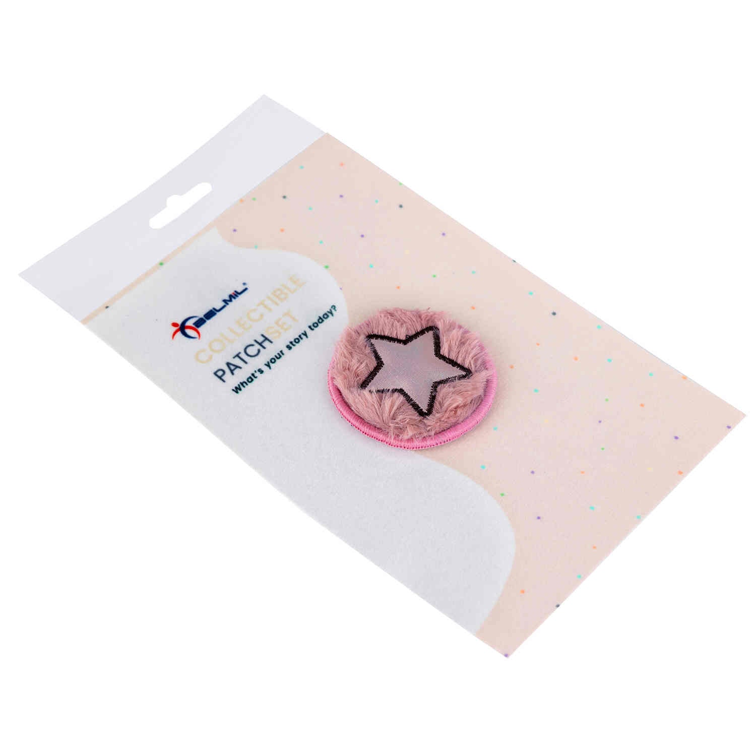 Circle Velvet Star Patch