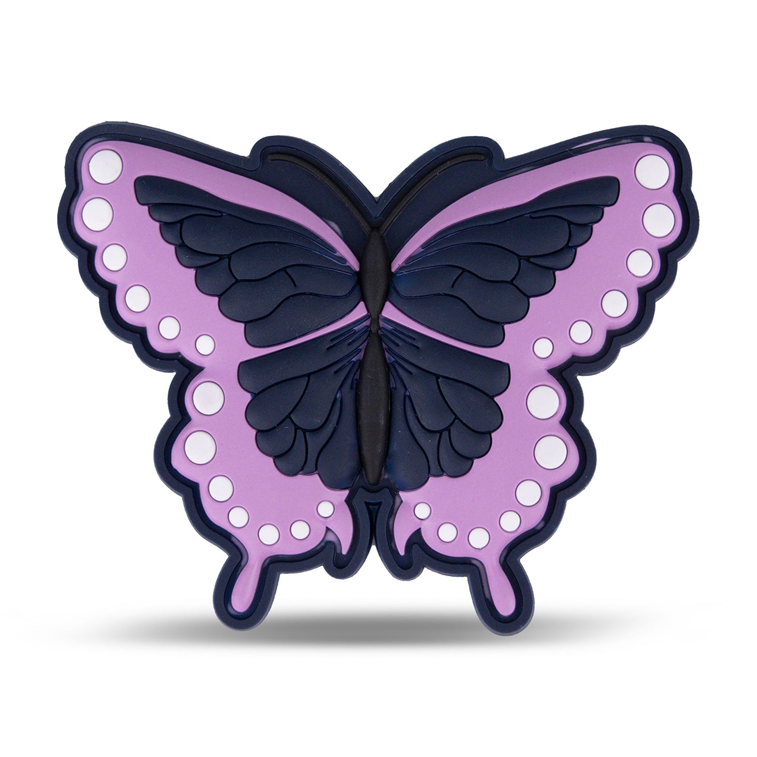 Velcro Rubber Patch Blue Butterfly