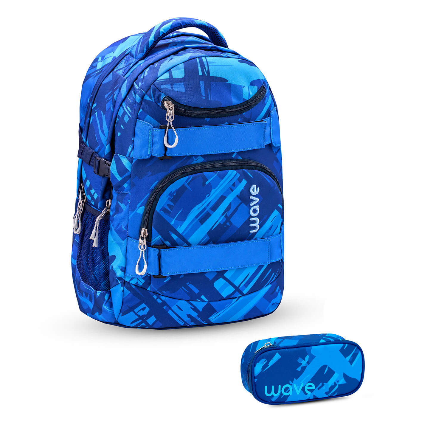 Wave Infinity Deep Ocean school backpack Set 2 Pcs