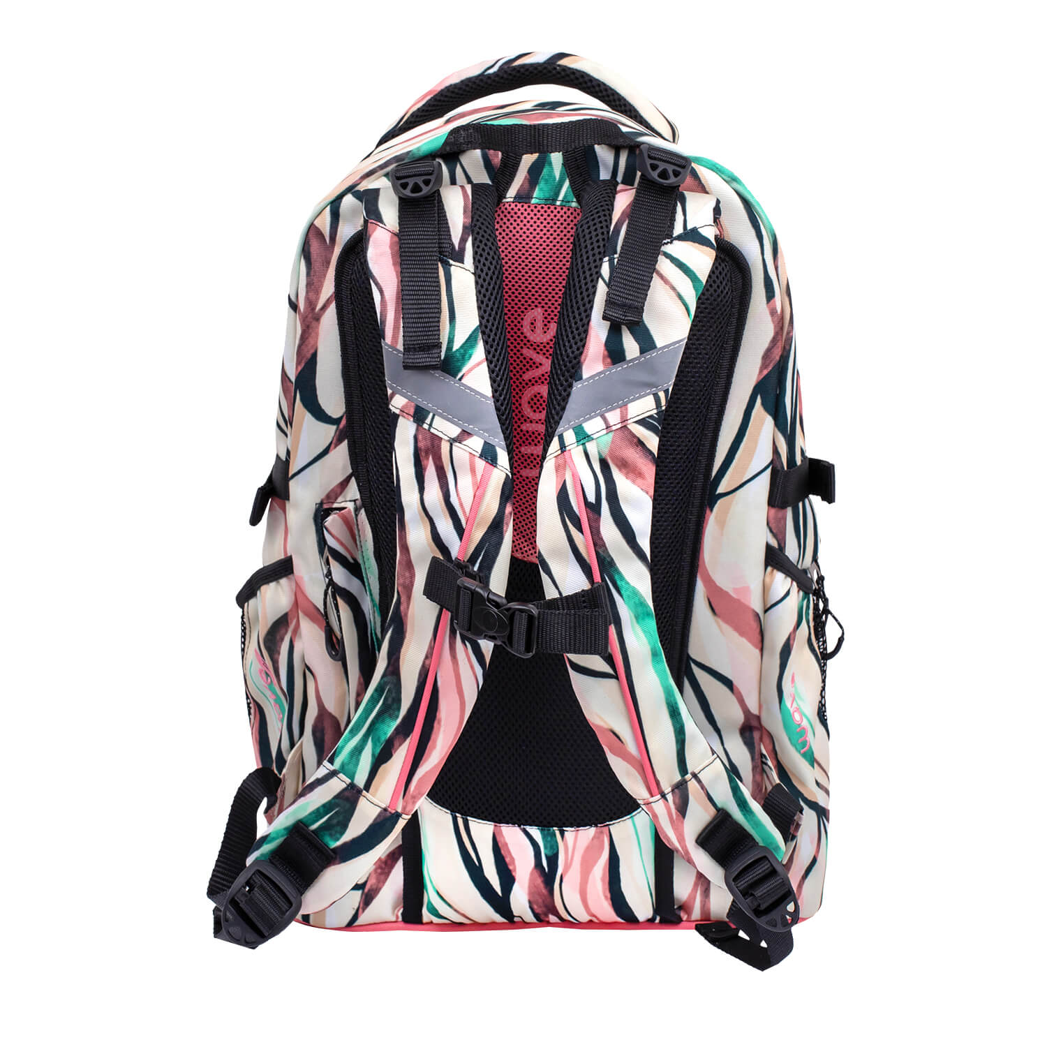 Wave Infinity Feathers school backpack