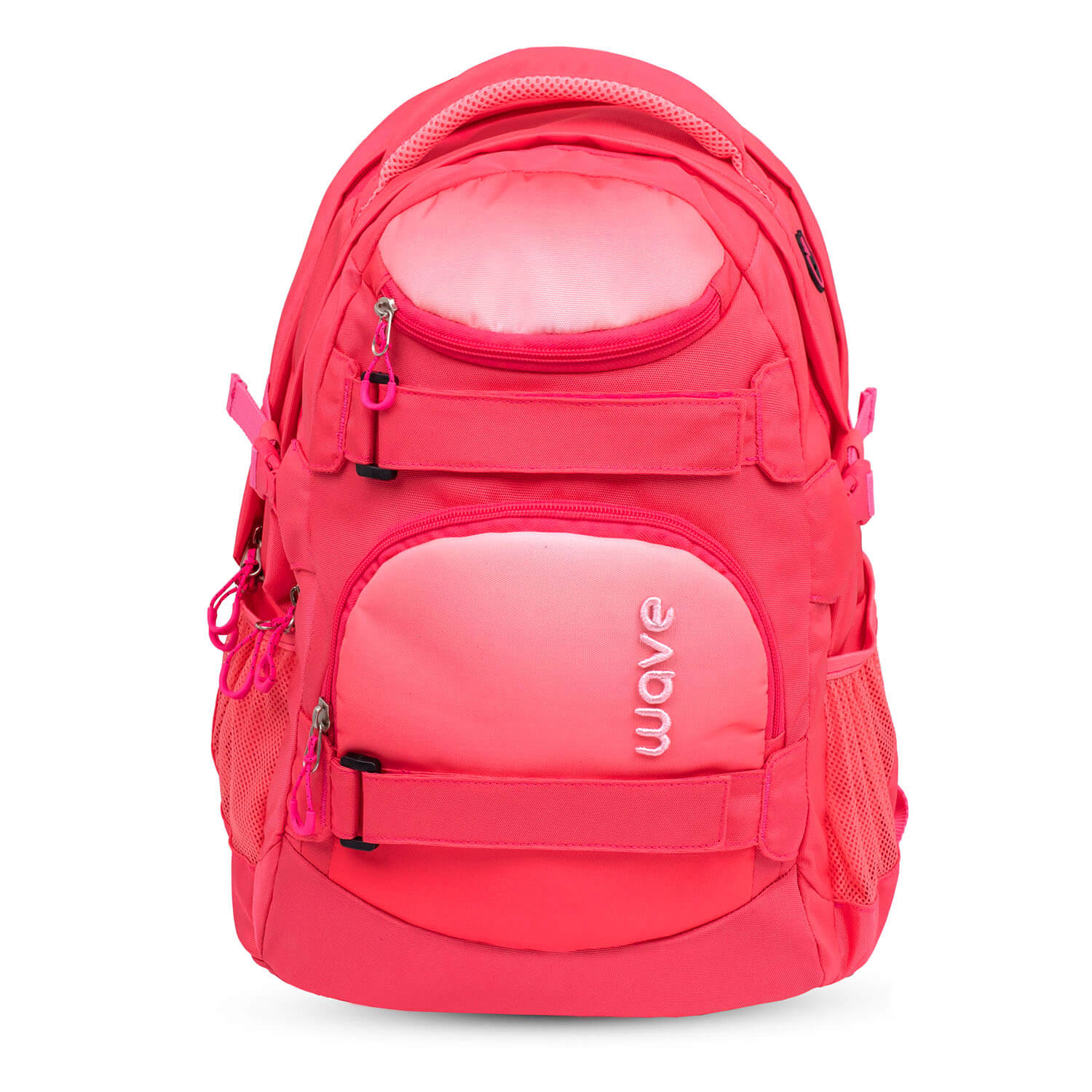 Wave Infinity Ombre Coral Paradise school backpack