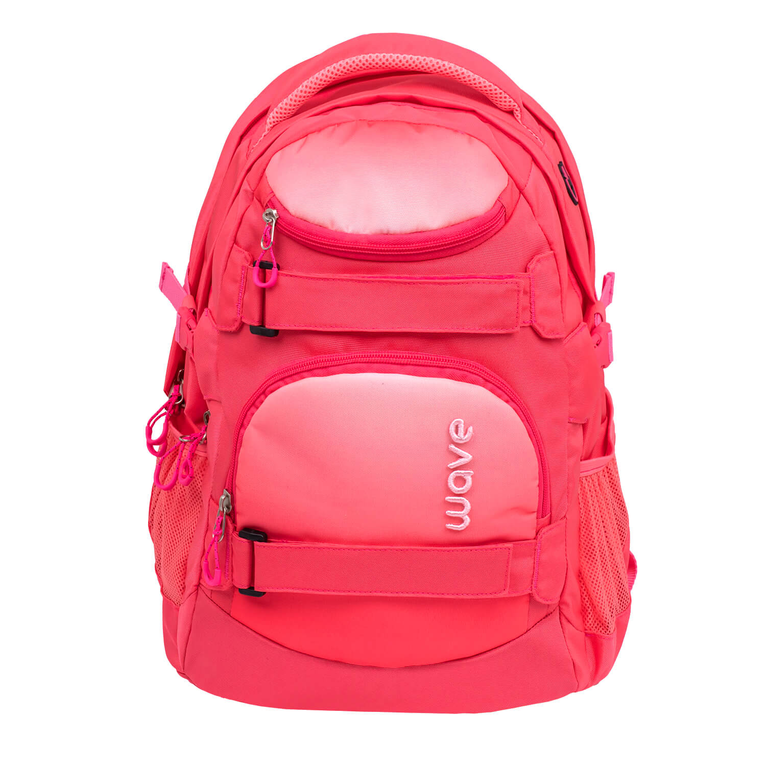 Wave Infinity Ombre Coral Paradise school backpack Set 3 Pcs