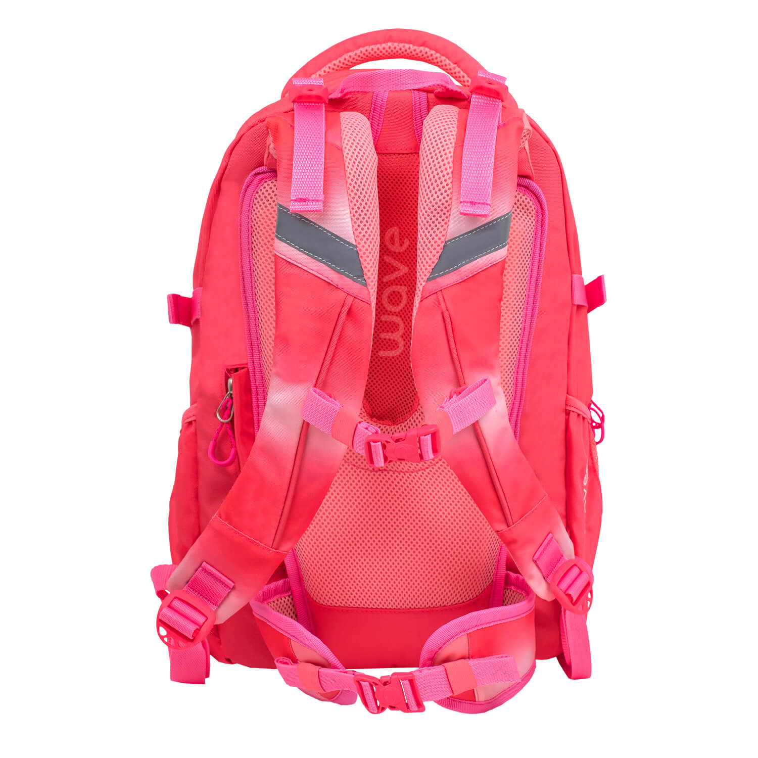 Wave Infinity Ombre Coral Paradise school backpack