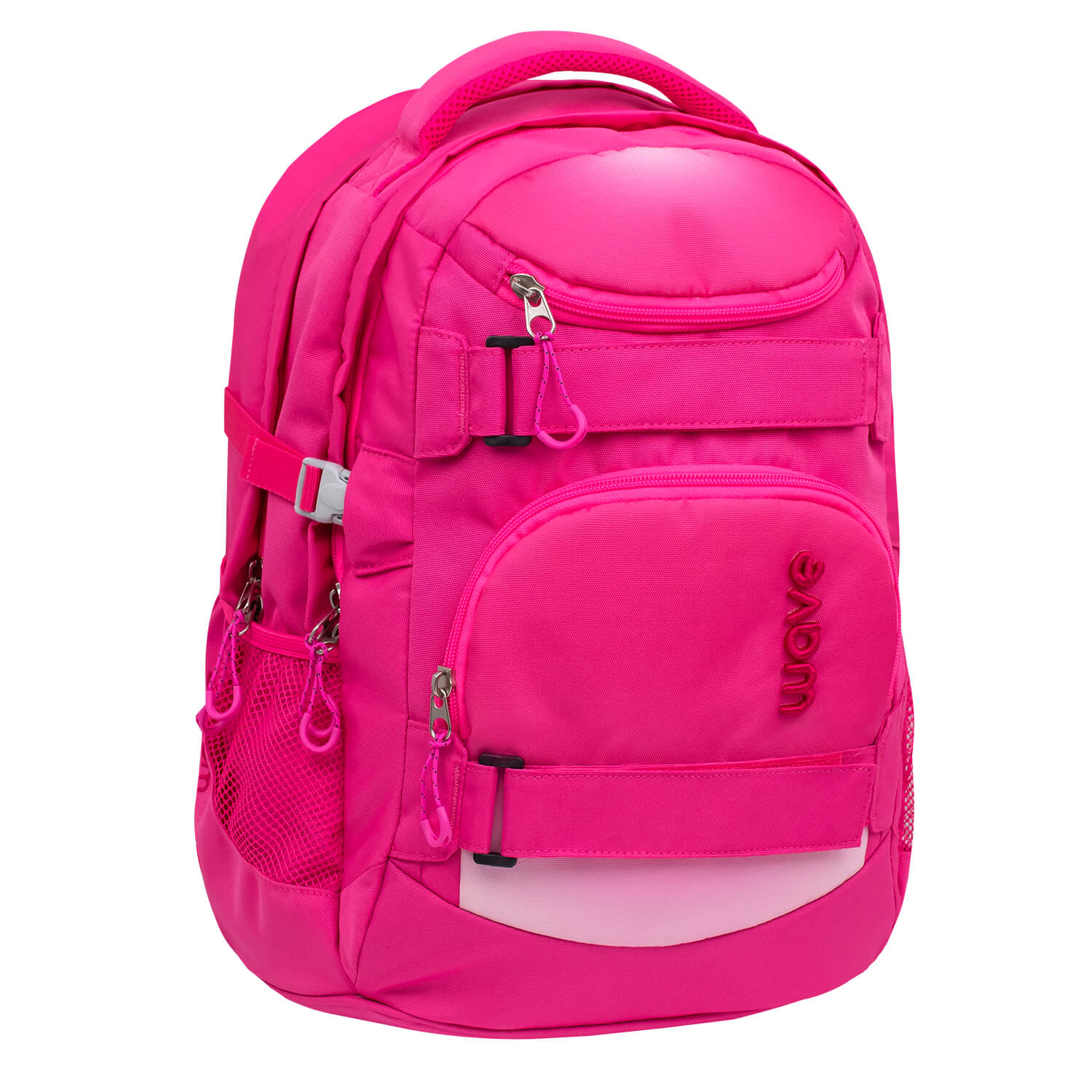 Wave Infinity Ombre Light Pink school backpack Set 2 Pcs