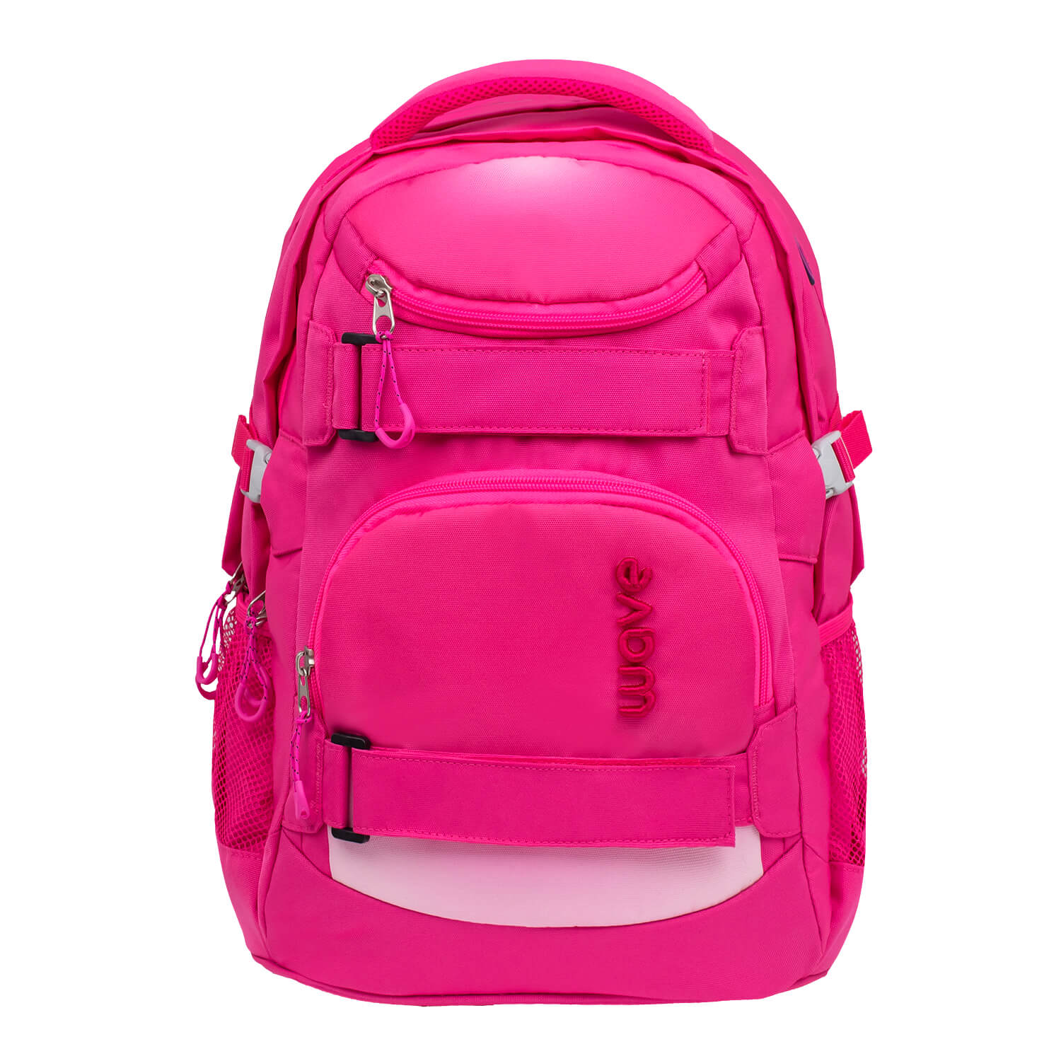Wave Infinity Ombre Light Pink school backpack Set 3 Pcs