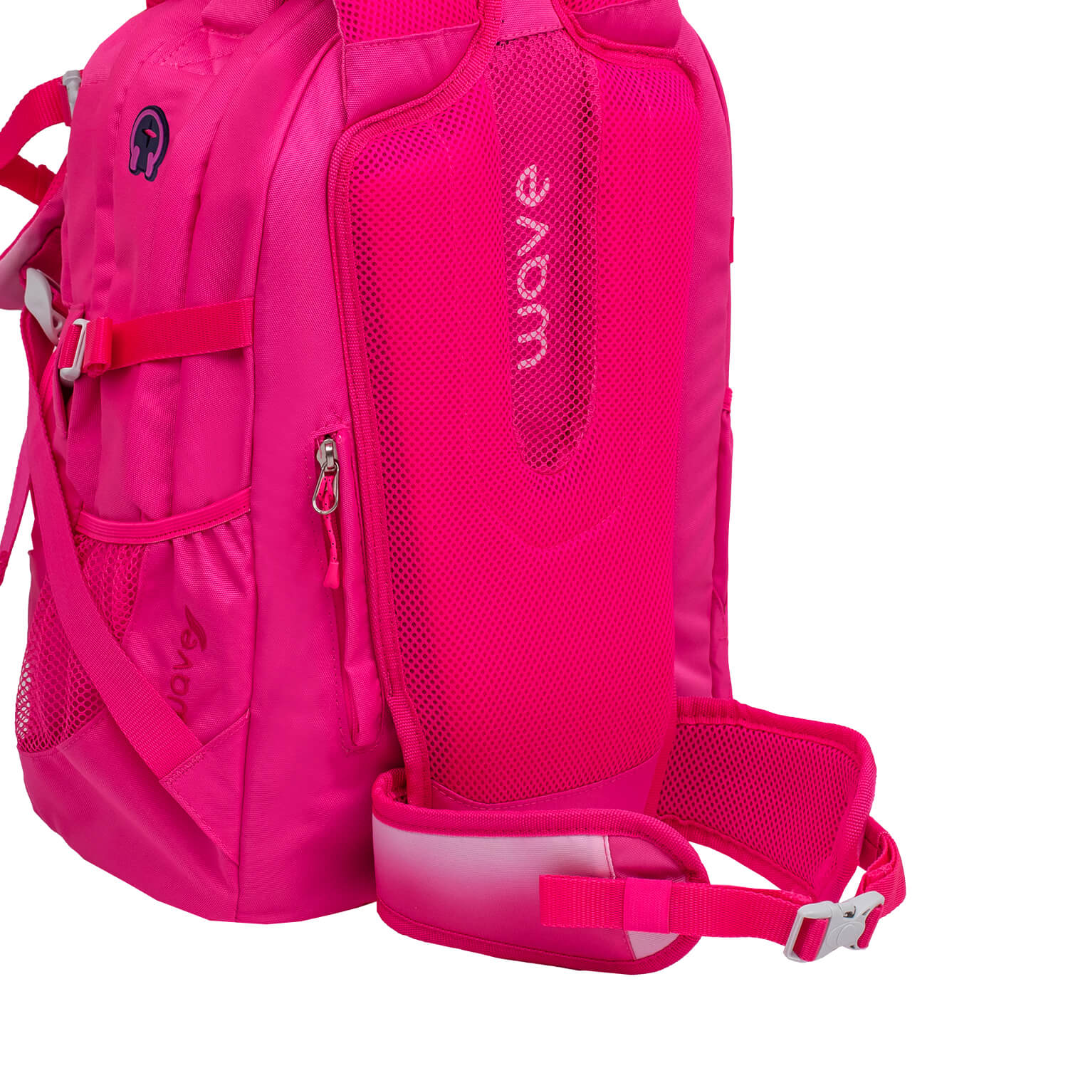 Wave Infinity Ombre Light Pink Schulrucksack