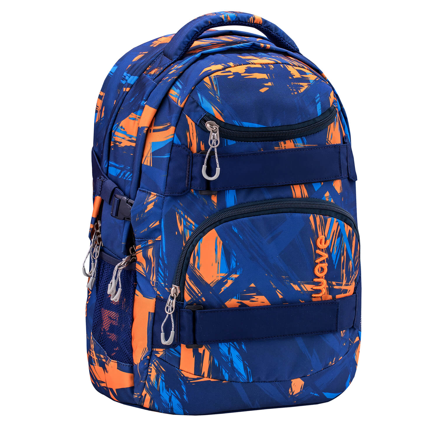 Wave Infinity Orange Graffiti backpack