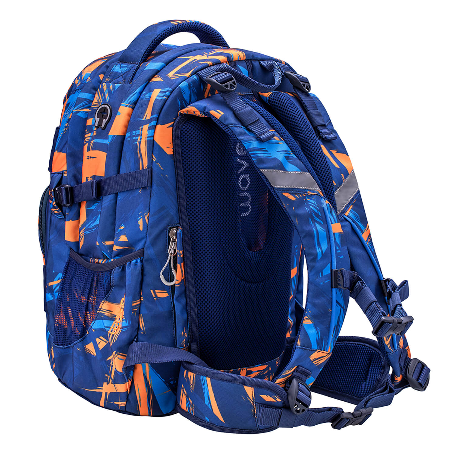 Wave Infinity Orange Graffiti backpack