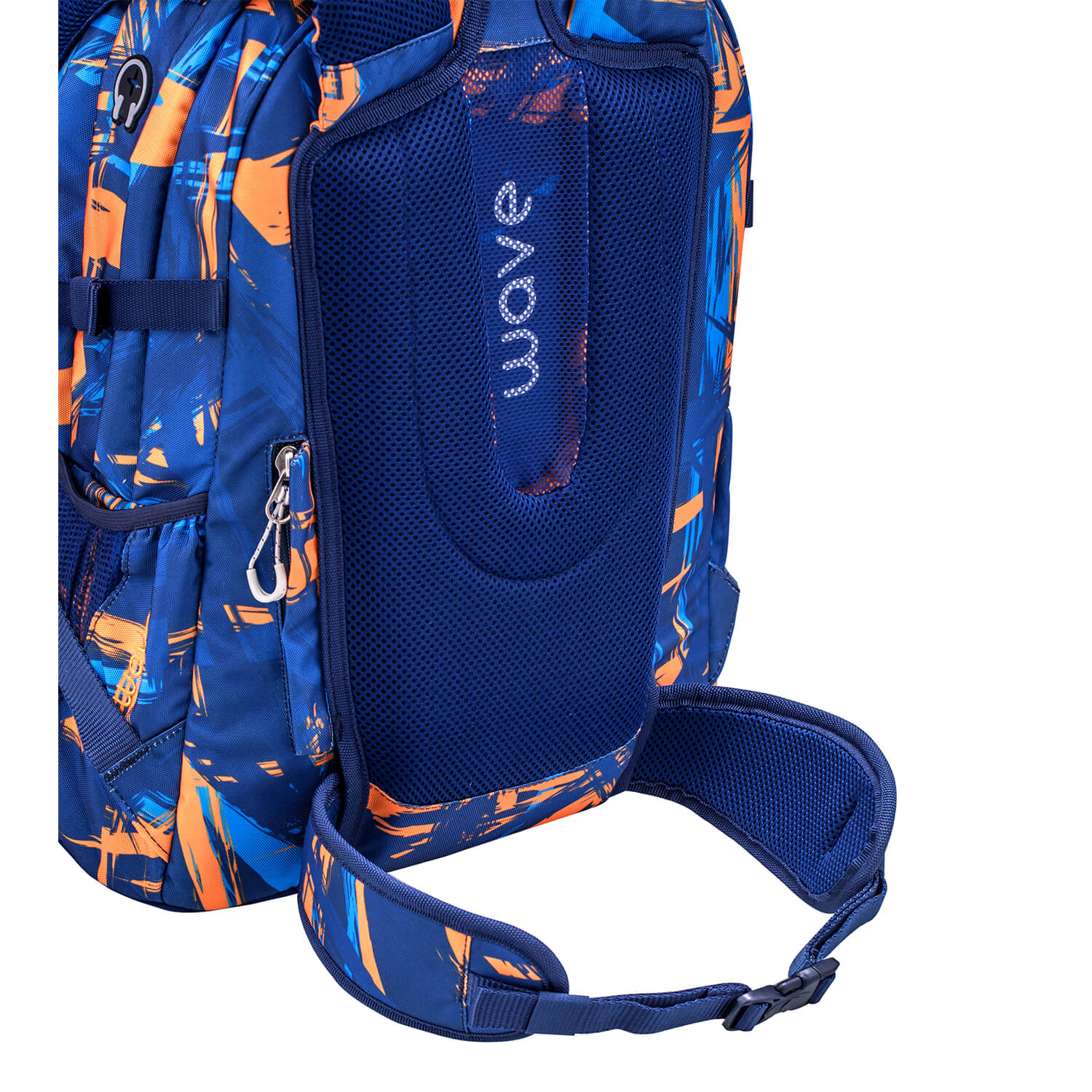 Wave Infinity Orange Graffiti backpack