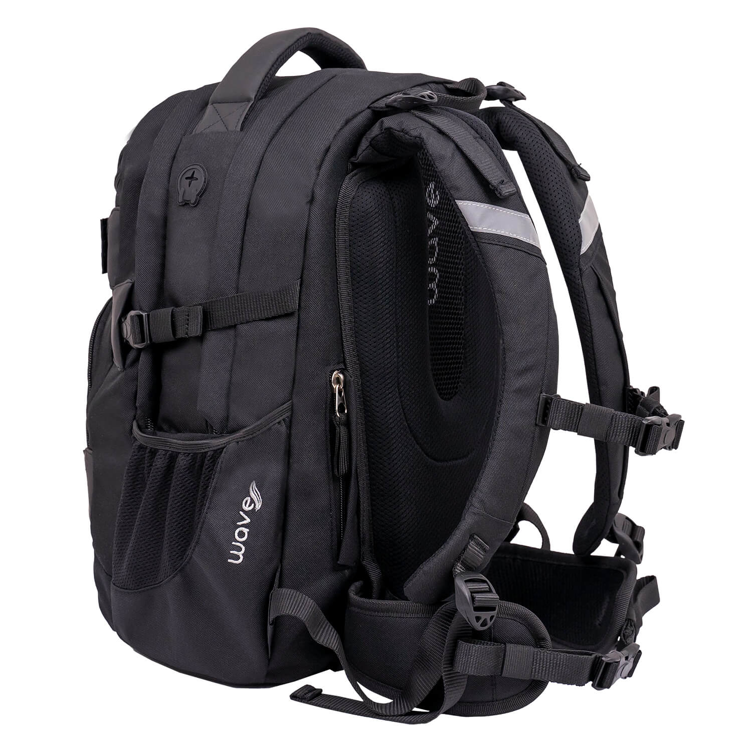 Wave Infinity Posh Black school backpack