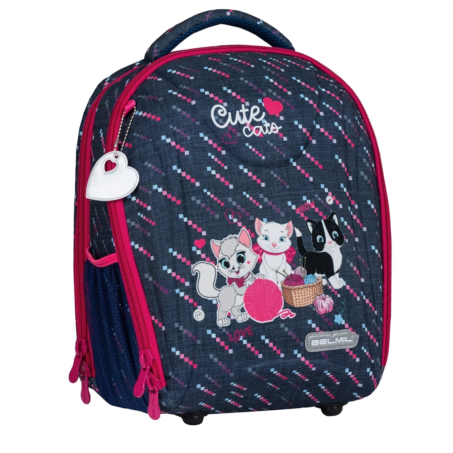 Sturdy Lovely Kittens schoolbag