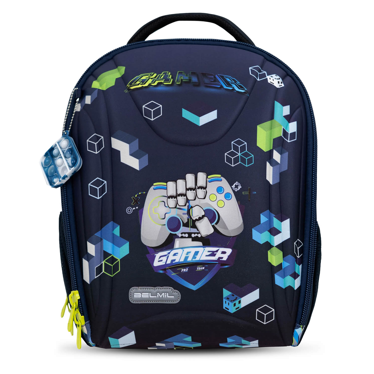 Sturdy Pixel Cube Game schoolbag