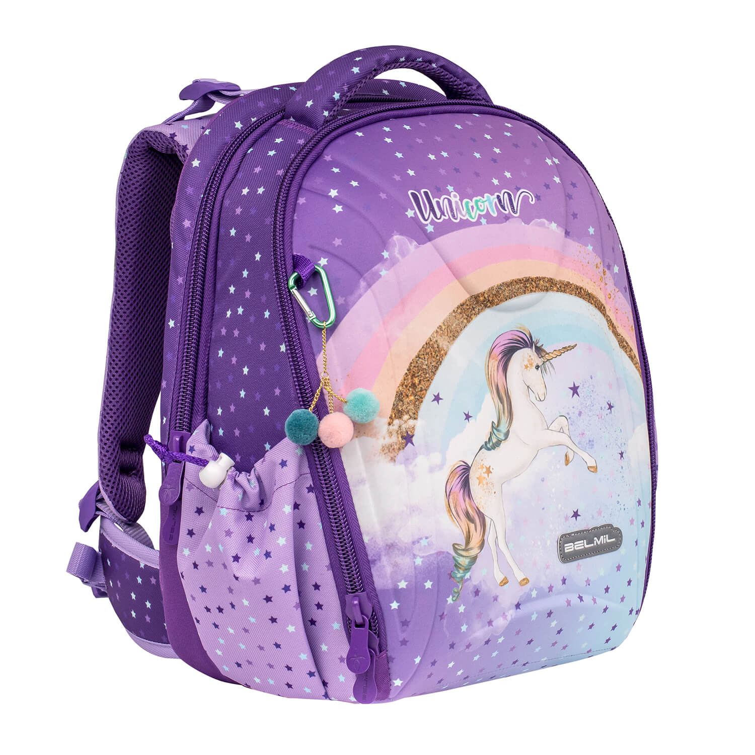 Sturdy Rainbow Unicorn 2  schoolbag