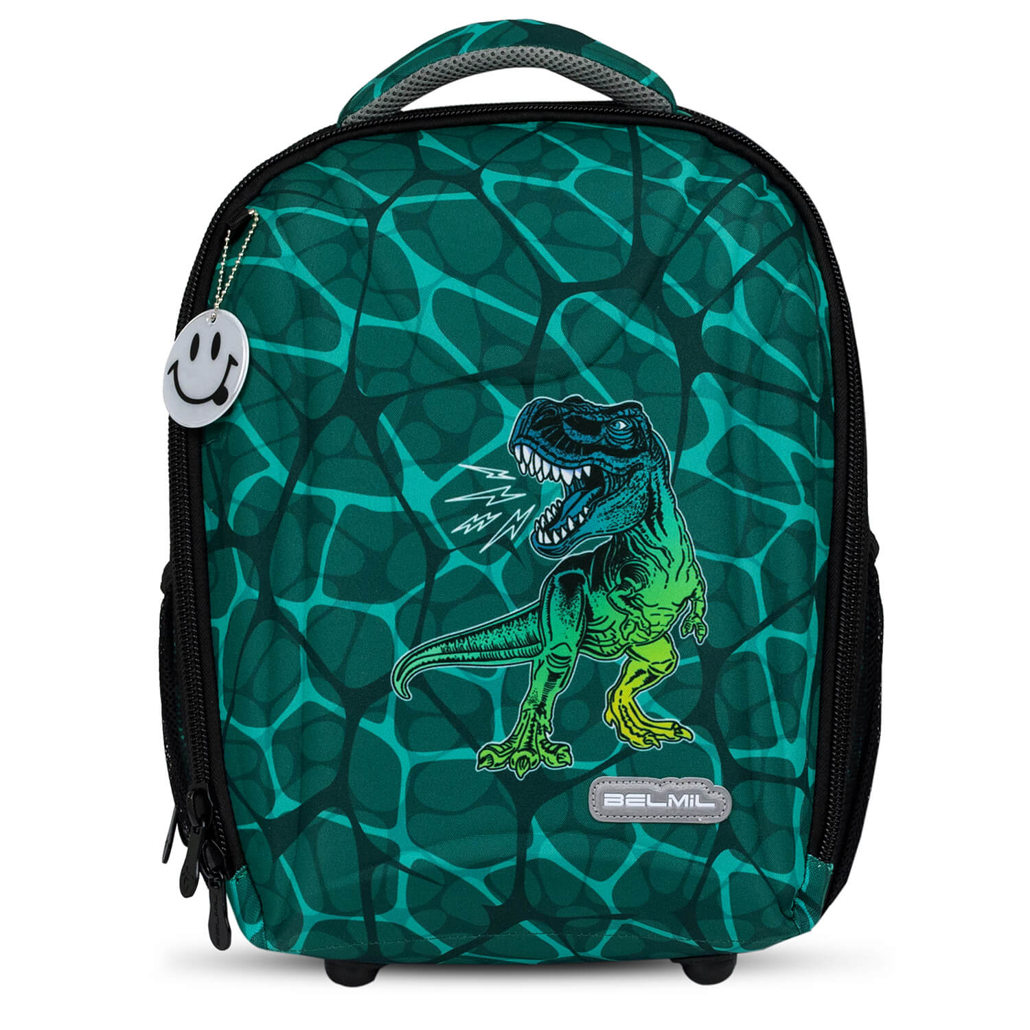 Sturdy T-rex Green schoolbag