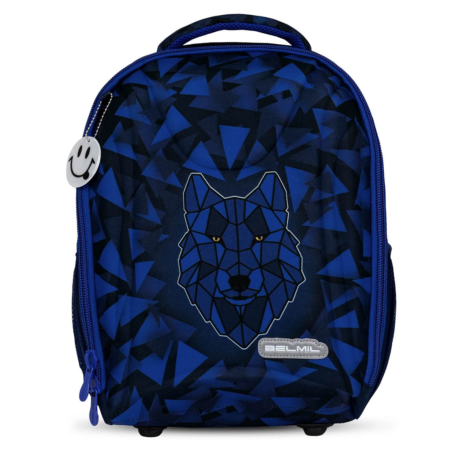 Sturdy Wolf Mosaic Blue schoolbag