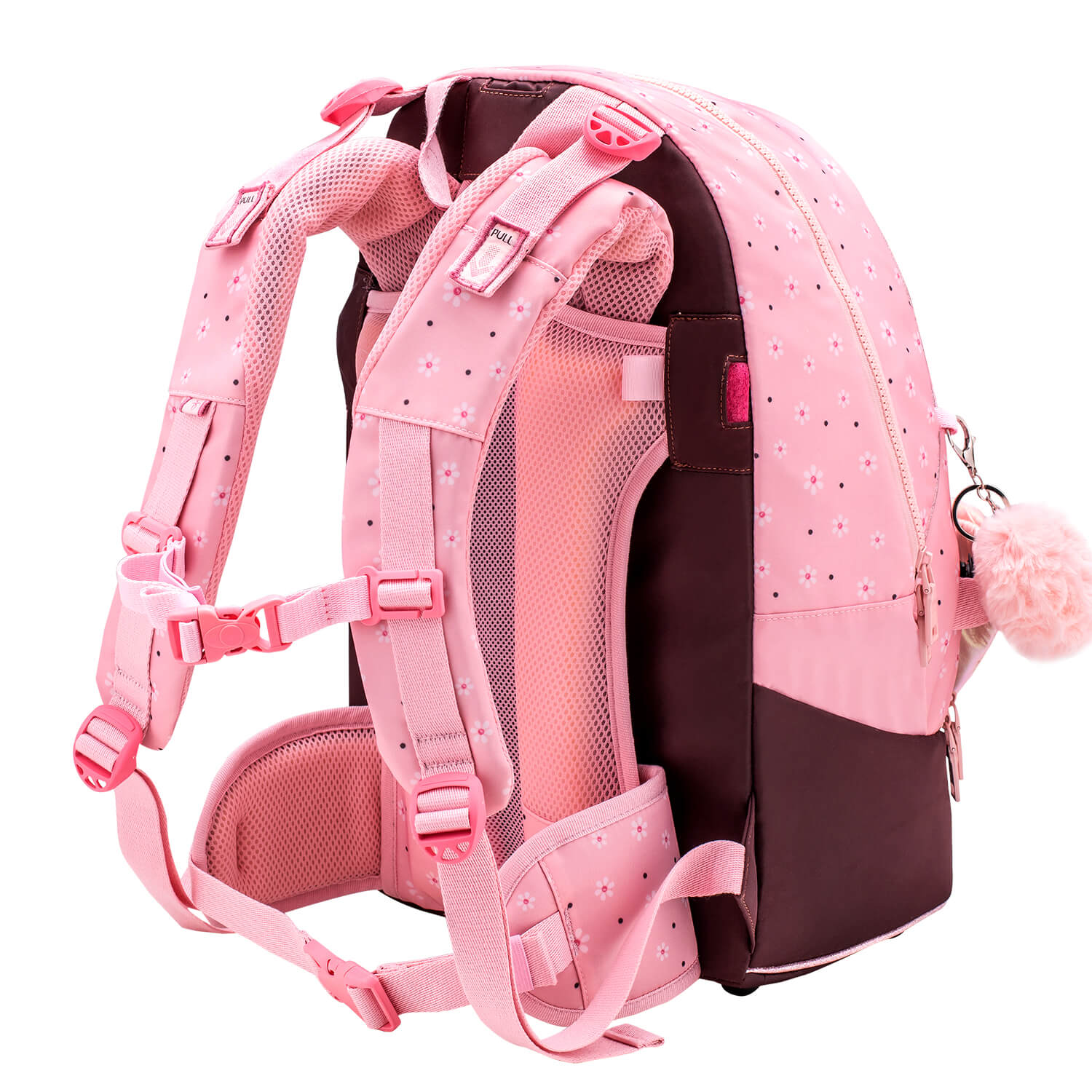 Premium Backpack & Fanny Pack Cherry Blossom Schulranzen 2tlg.