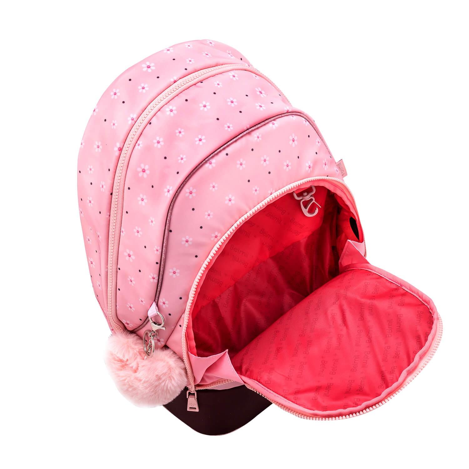 Premium Backpack & Fanny Pack Cherry Blossom Schoolbag 2pcs.
