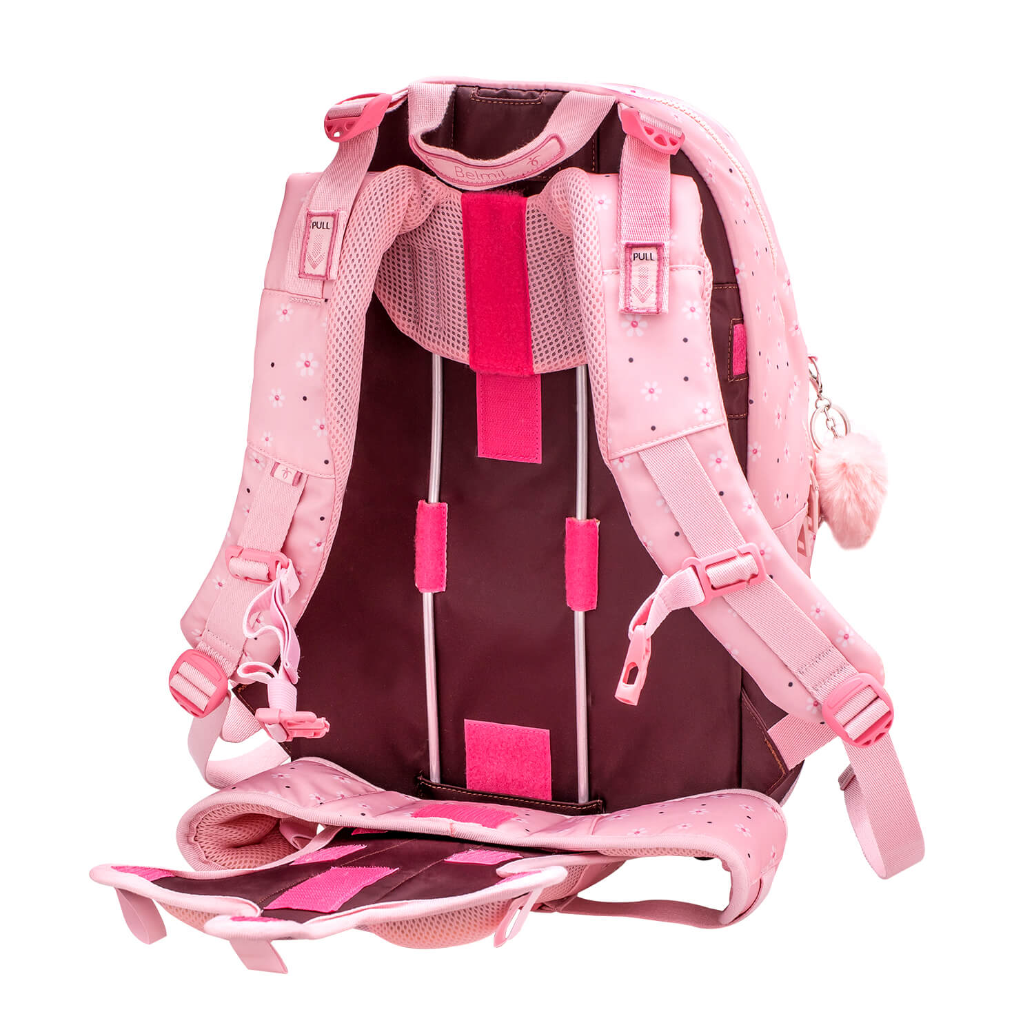 Premium Backpack & Fanny Pack Cherry Blossom Schulranzen 2tlg.