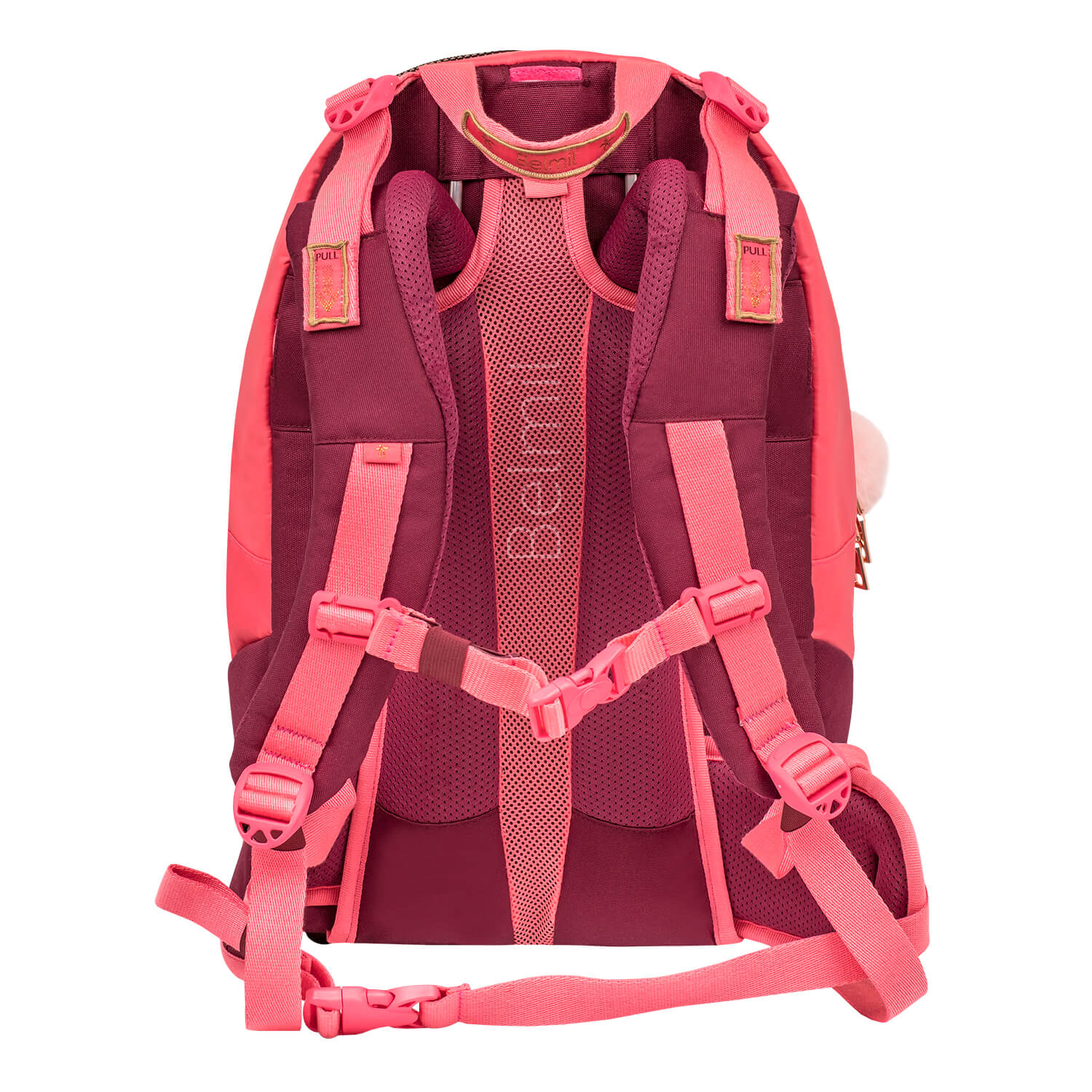 Premium Backpack & Fanny Pack Coral Schulranzen 2tlg.