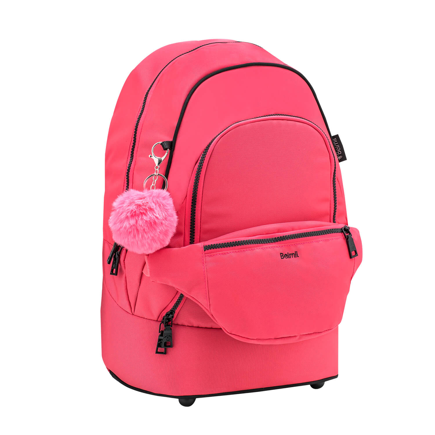 Premium Backpack & Fanny Pack Coral Paradise Schoolbag 2pcs.
