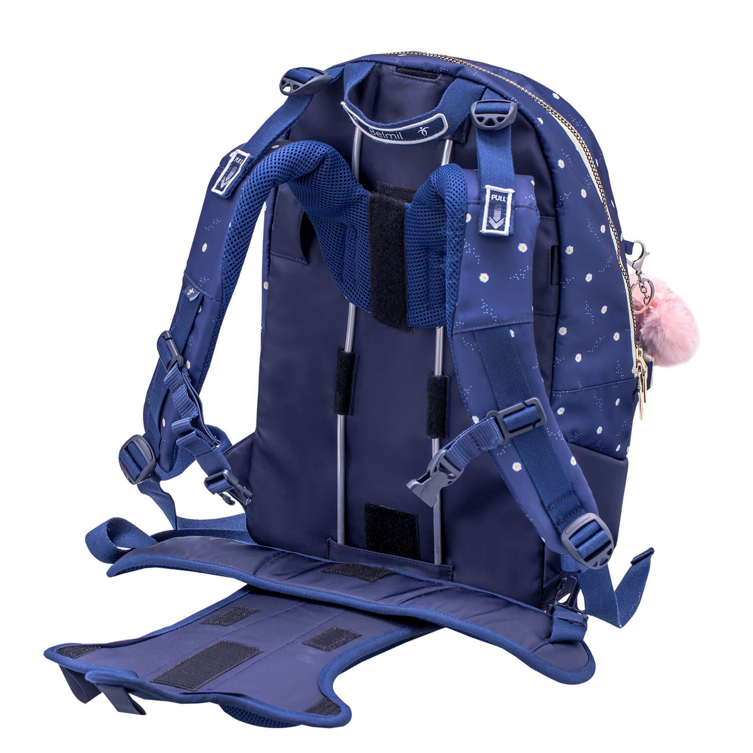 Premium Backpack & Fanny Pack Daisy Schoolbag 2pcs.