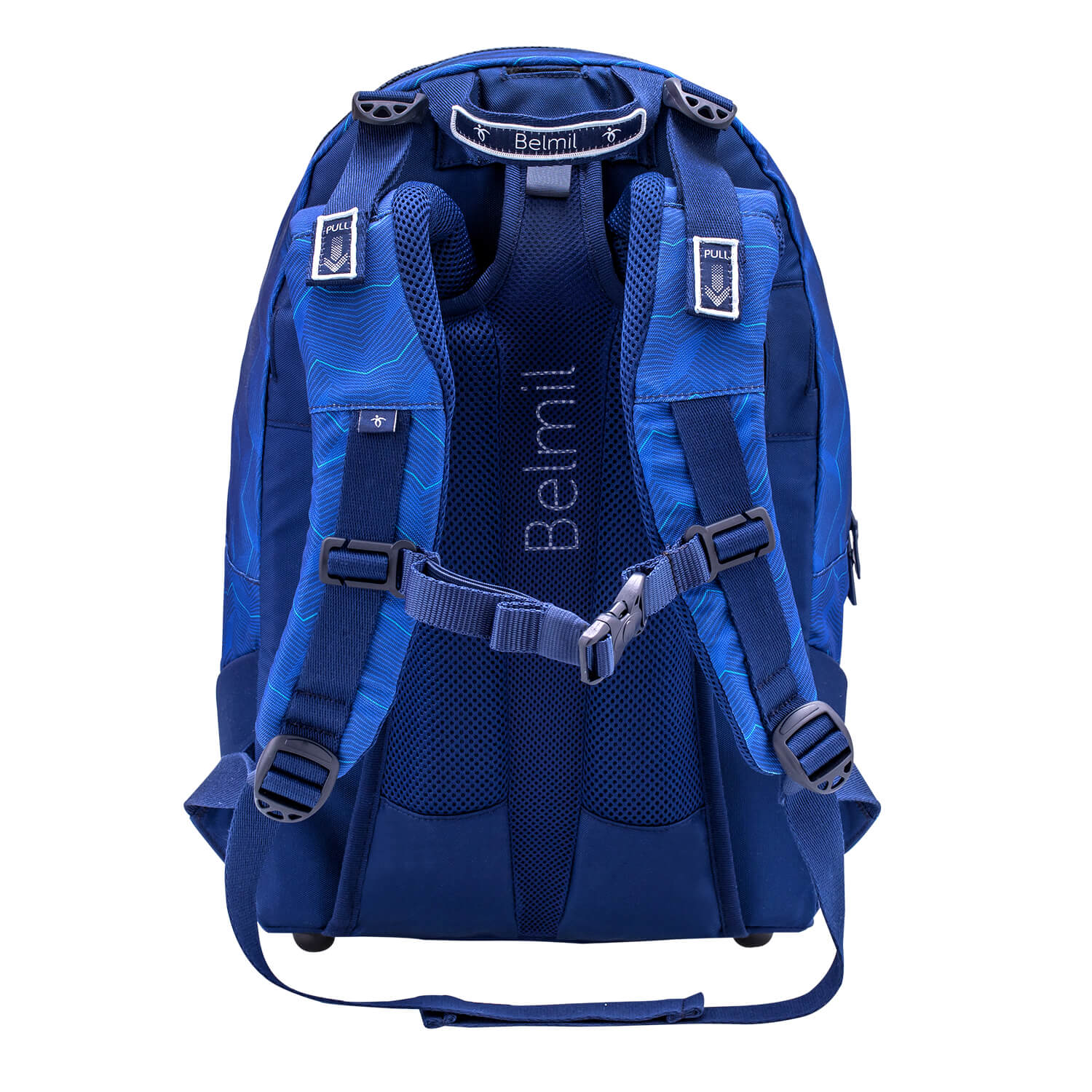 Premium Backpack & Fanny Pack Estate Blue Schoolbag 2pcs.