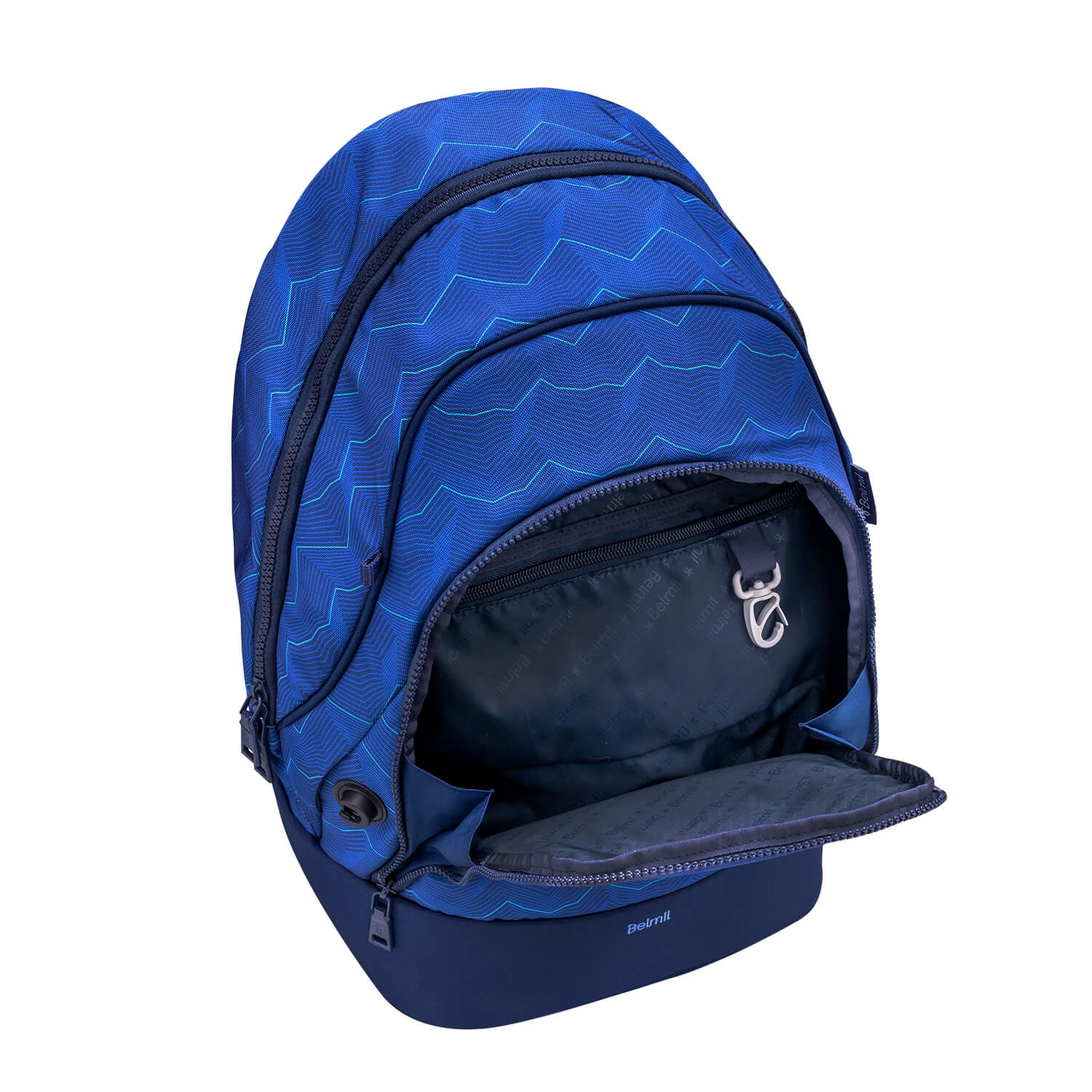 Premium Backpack & Fanny Pack Estate Blue Schulranzen 2tlg.