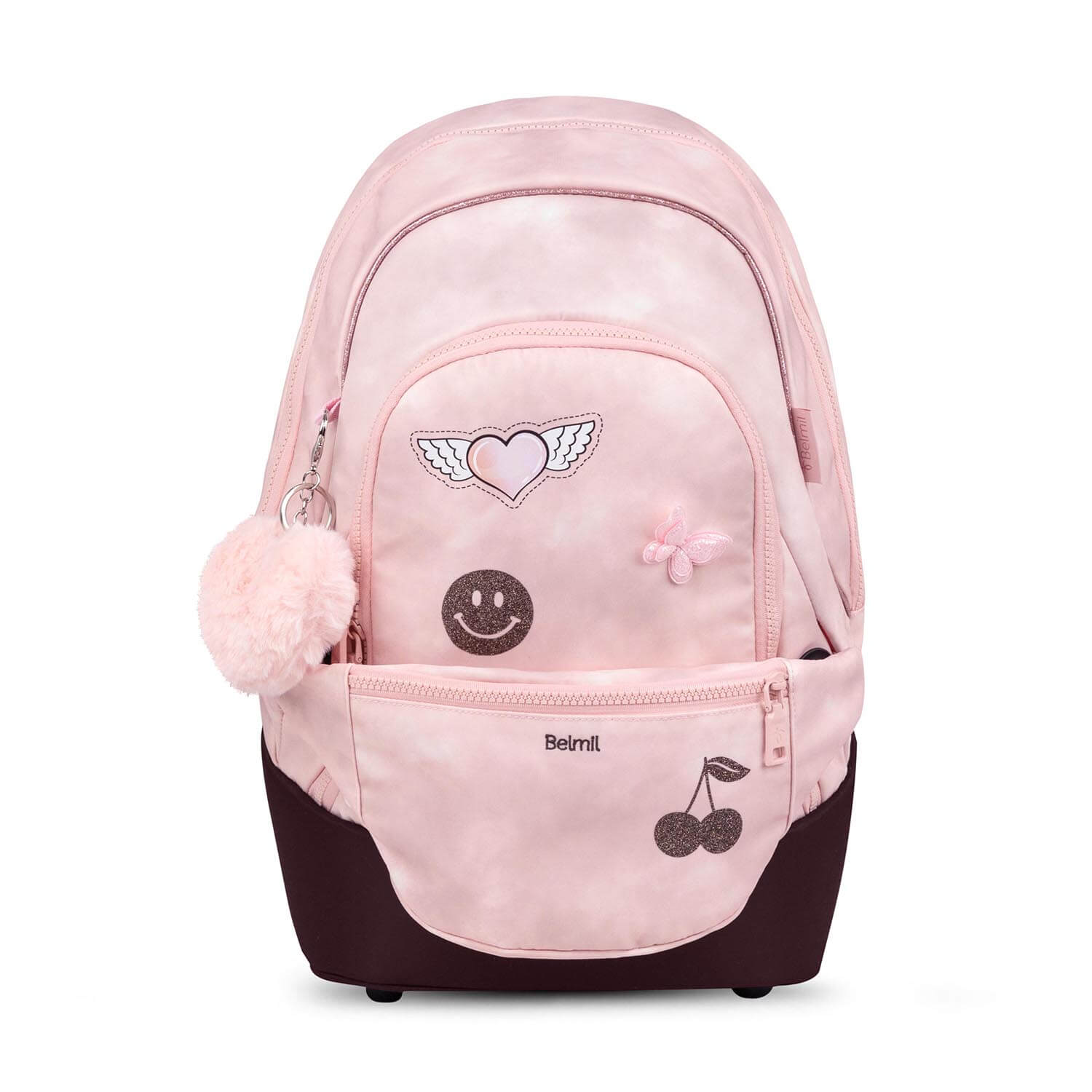 Premium Backpack & Fanny Pack Glam Schoolbag 2pcs.