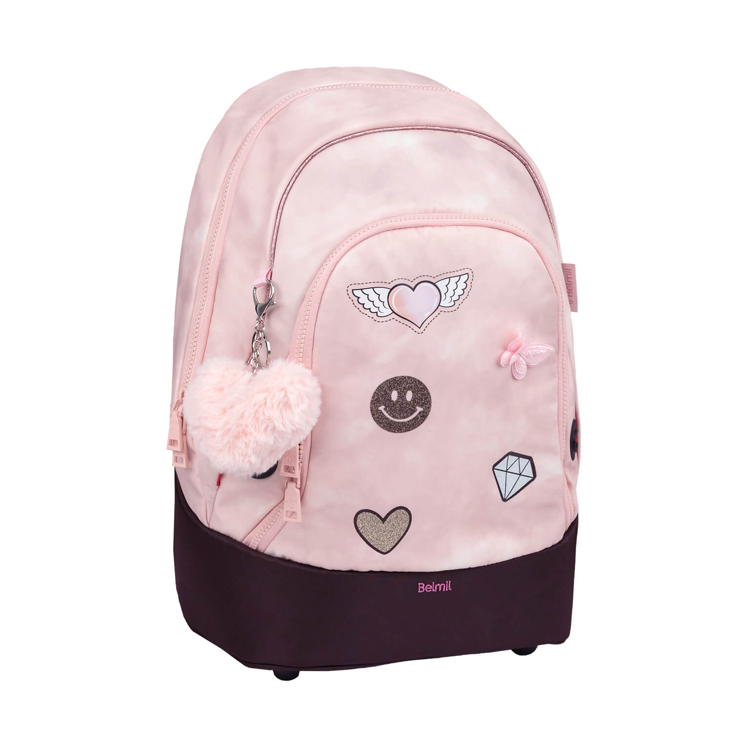 Premium Backpack & Fanny Pack Glam Schoolbag 2pcs.