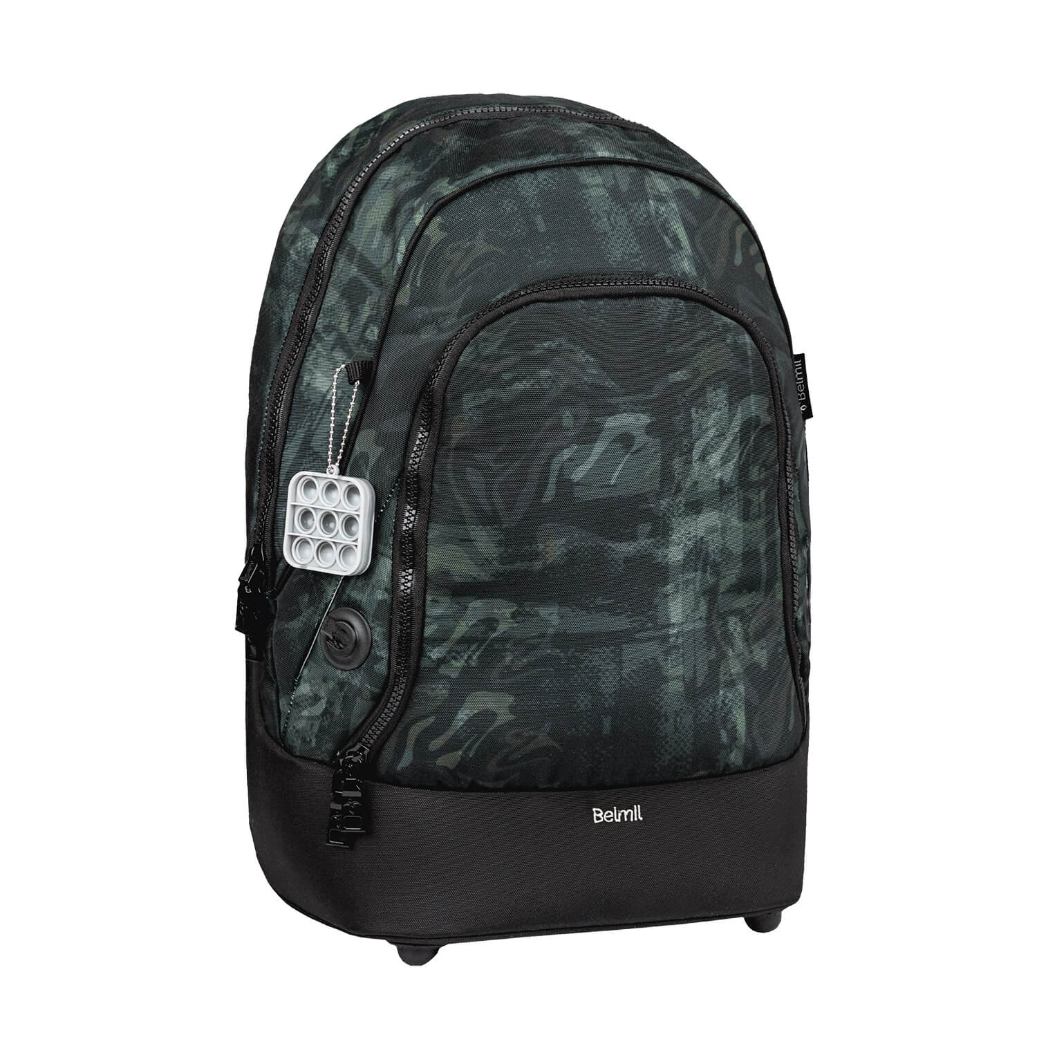 Premium Backpack & Fanny Pack Grey Stone Schulranzen 2tlg.