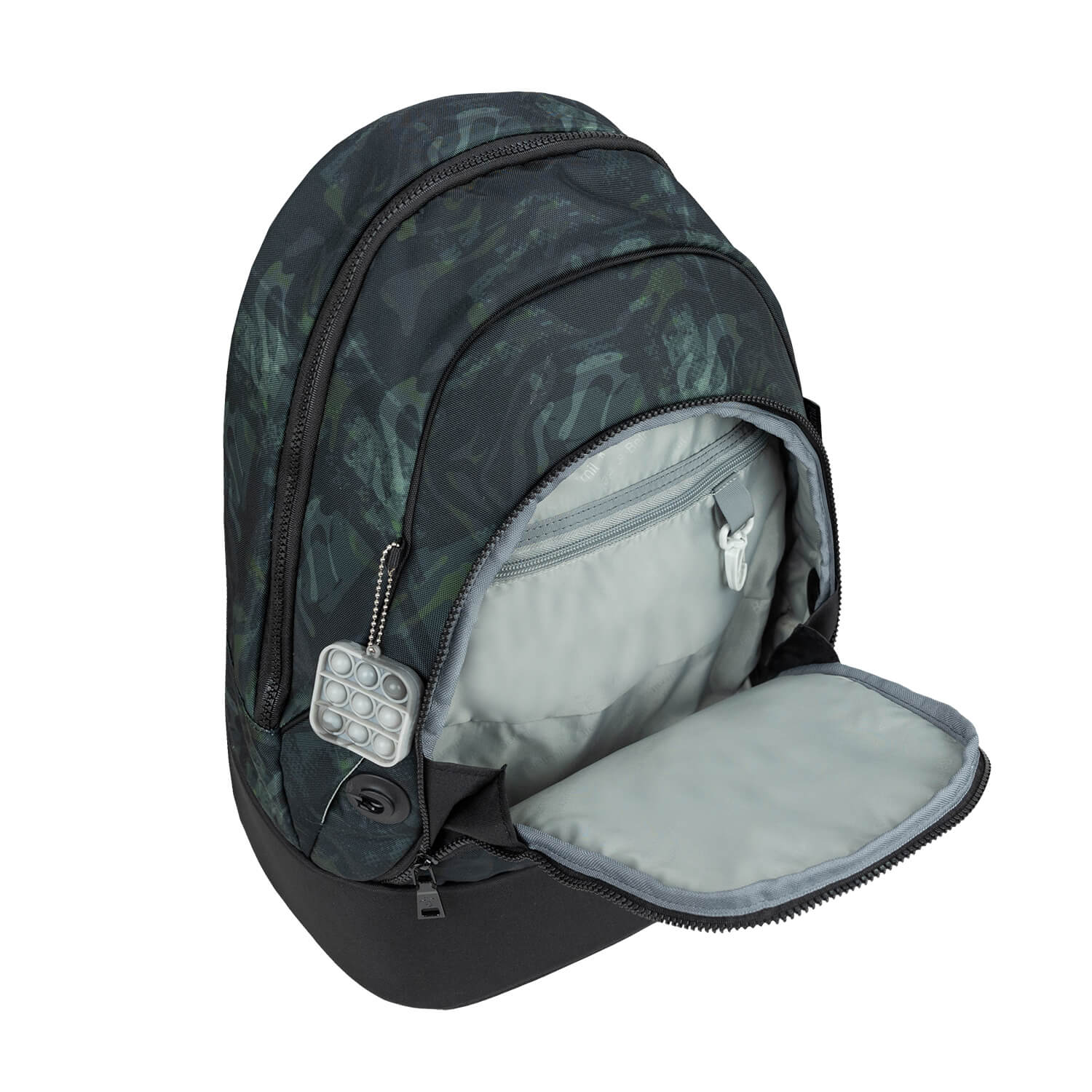 Premium Backpack & Fanny Pack Grey Stone Schulranzen 2tlg.