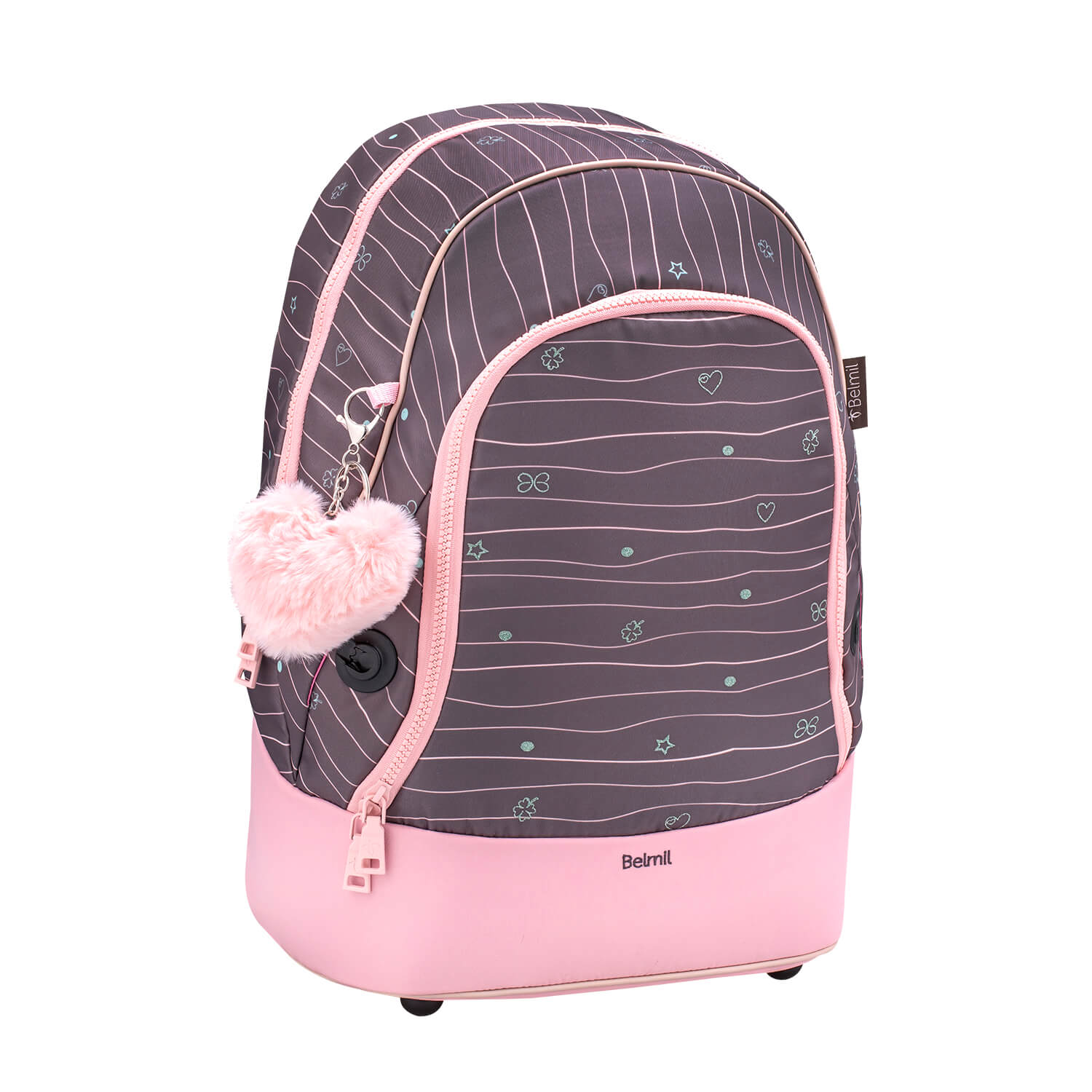 Premium Backpack & Fanny Pack Mint Schoolbag 2pcs.