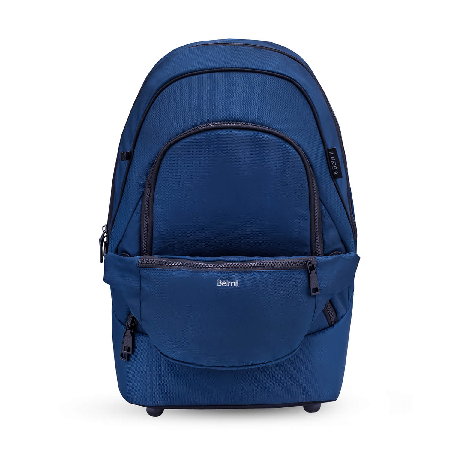 Premium Backpack & Fanny Pack Navy Blue Schoolbag 2pcs.