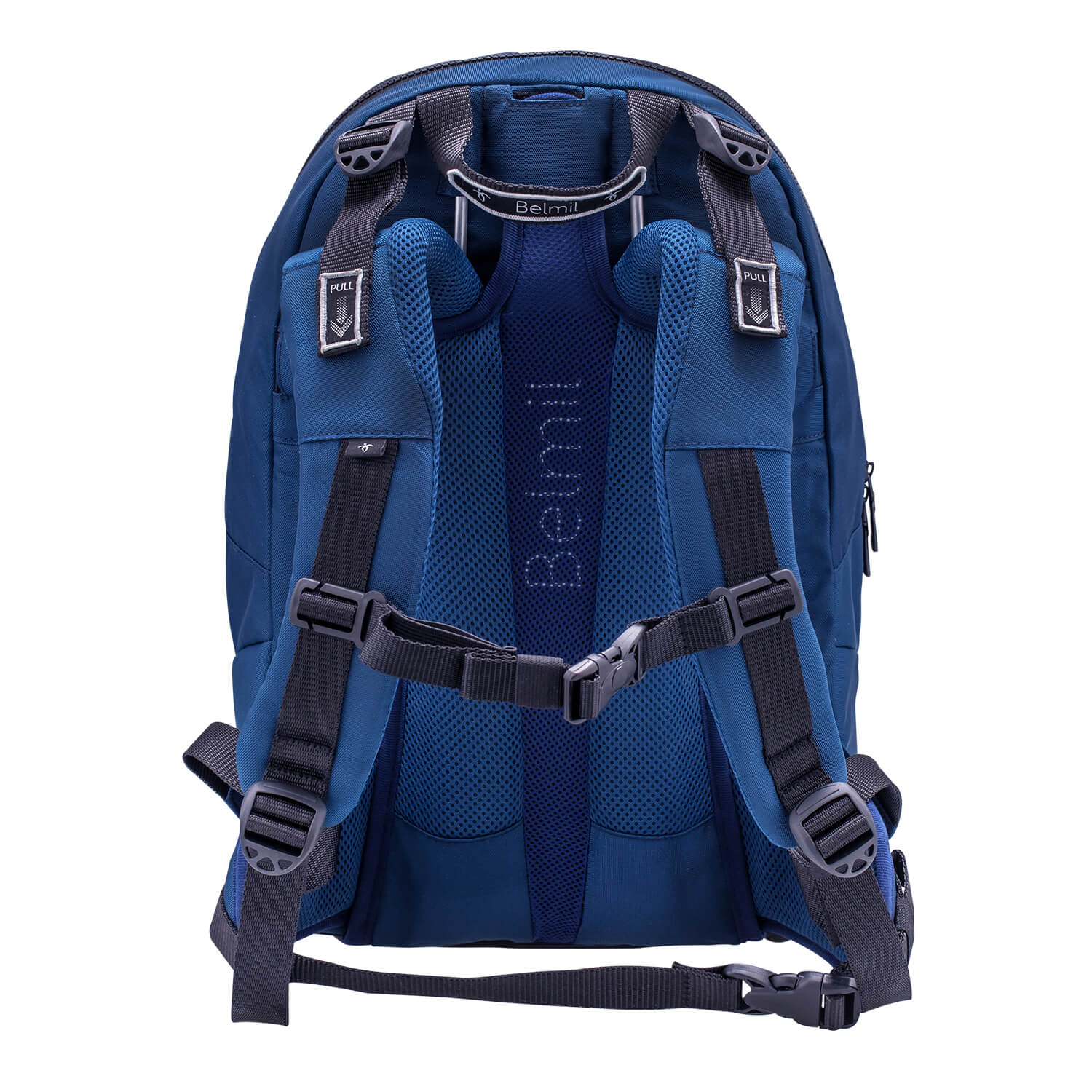Premium Backpack & Fanny Pack Navy Blue Schulranzen 2tlg.