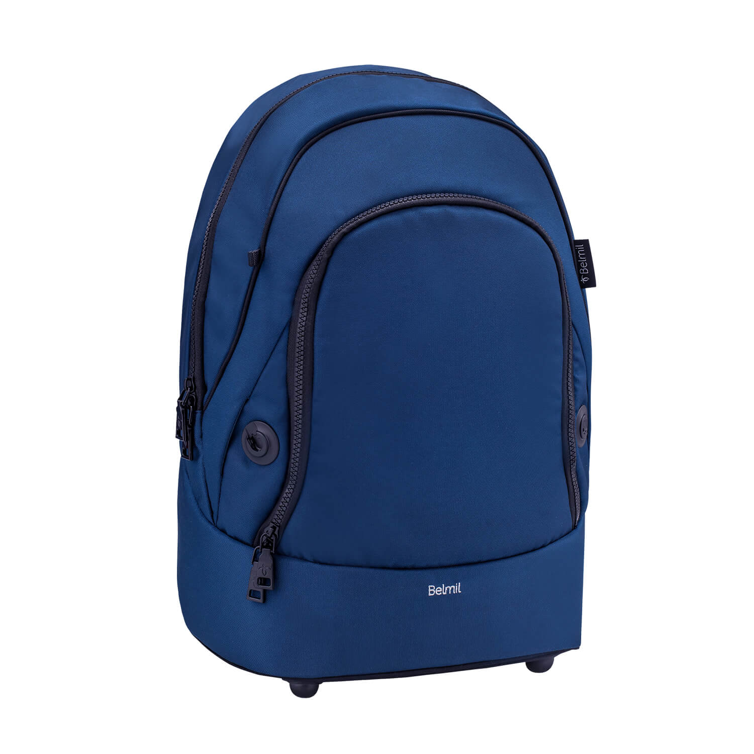 Premium Backpack & Fanny Pack Navy Blue Schulranzen 2tlg.