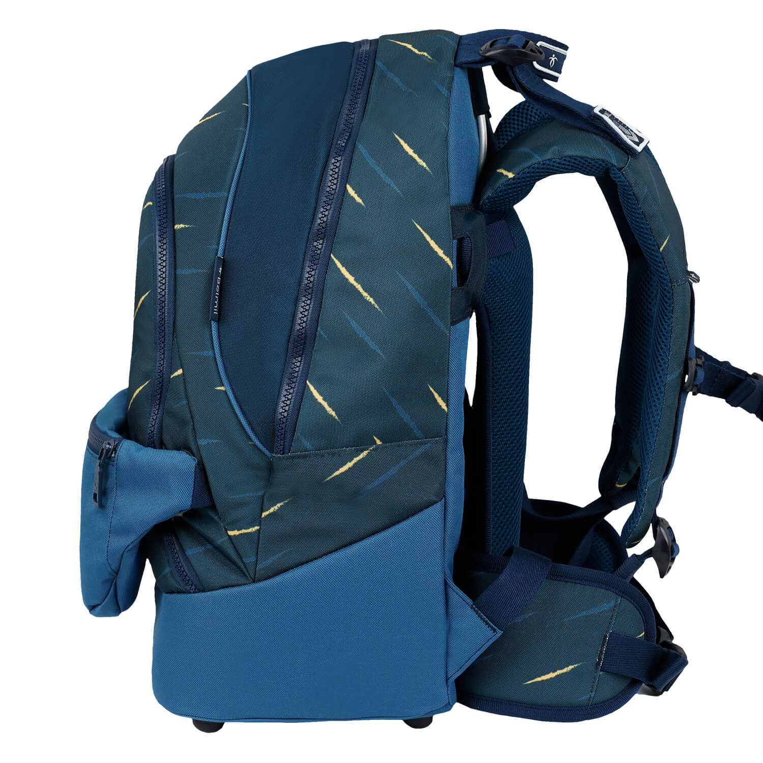 Premium Backpack & Fanny Pack Orion Blue Schoolbag 2pcs.