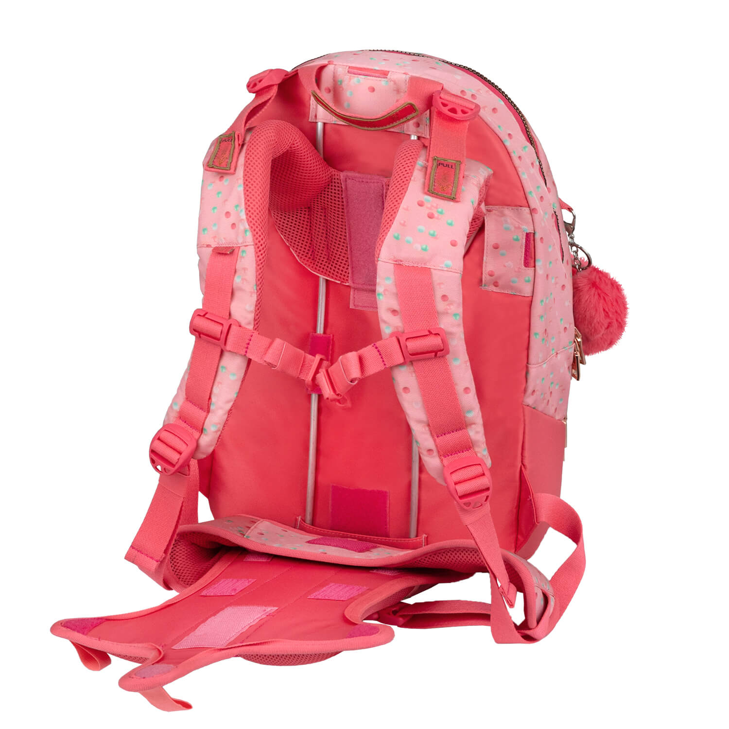 Premium Backpack & Fanny Pack Rose Quartz Schoolbag 2pcs.