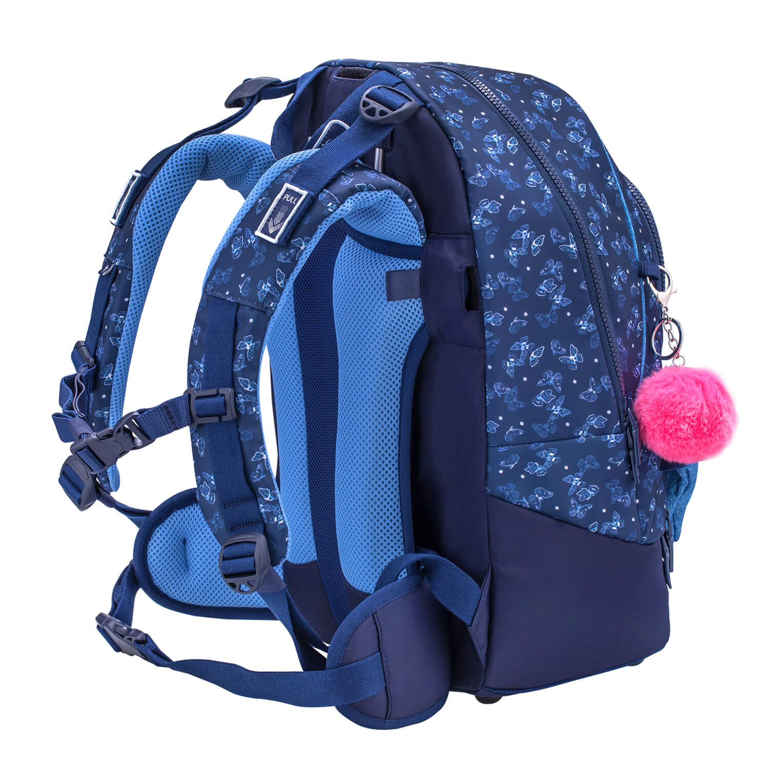 Premium Backpack & Fanny Pack Sapphire Schoolbag 2pcs.