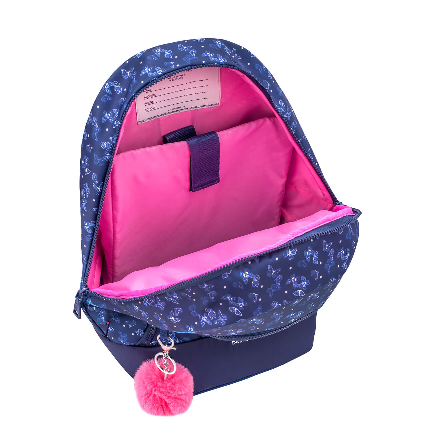 Premium Backpack & Fanny Pack Sapphire Schoolbag 2pcs.