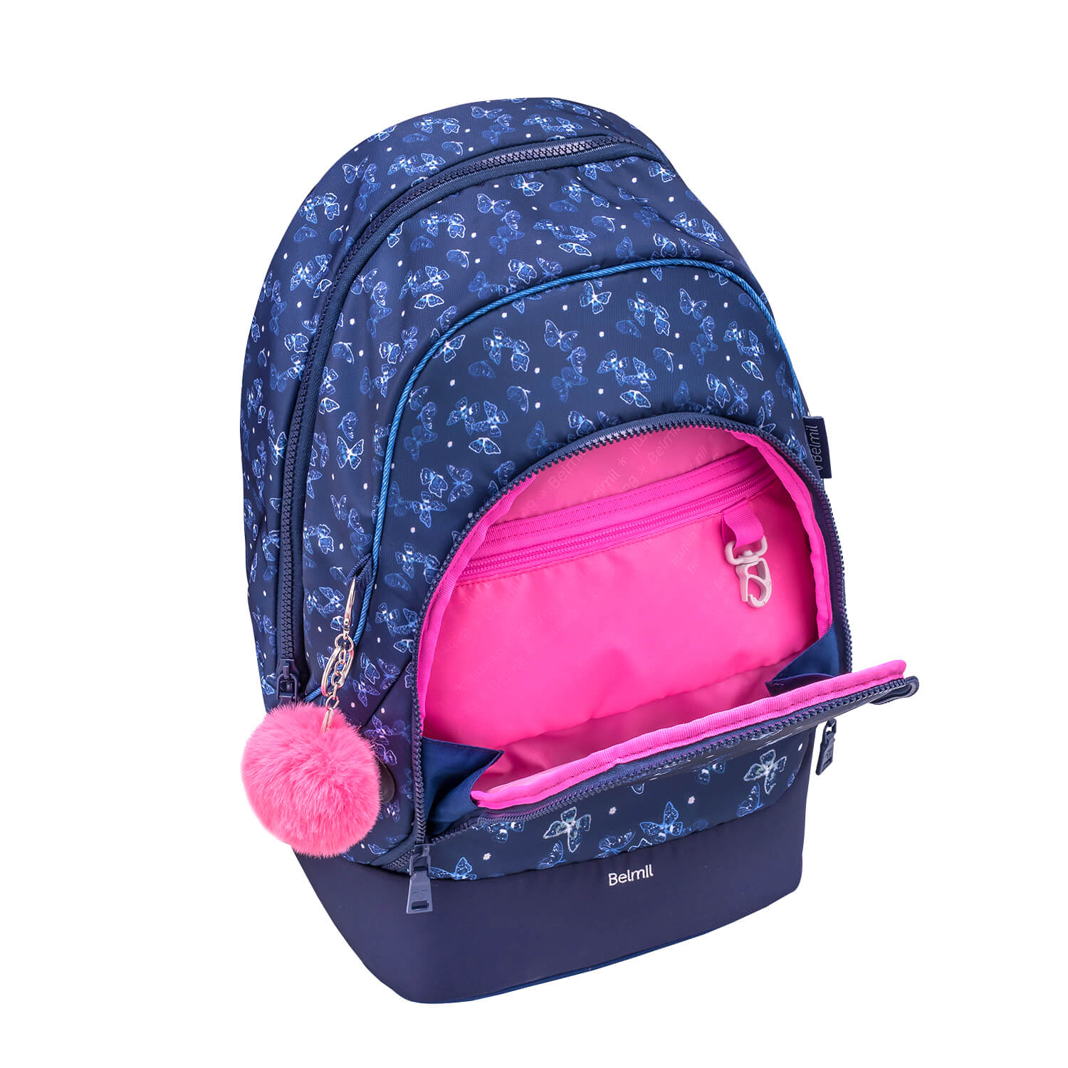 Premium Backpack & Fanny Pack Sapphire Schoolbag 2pcs.