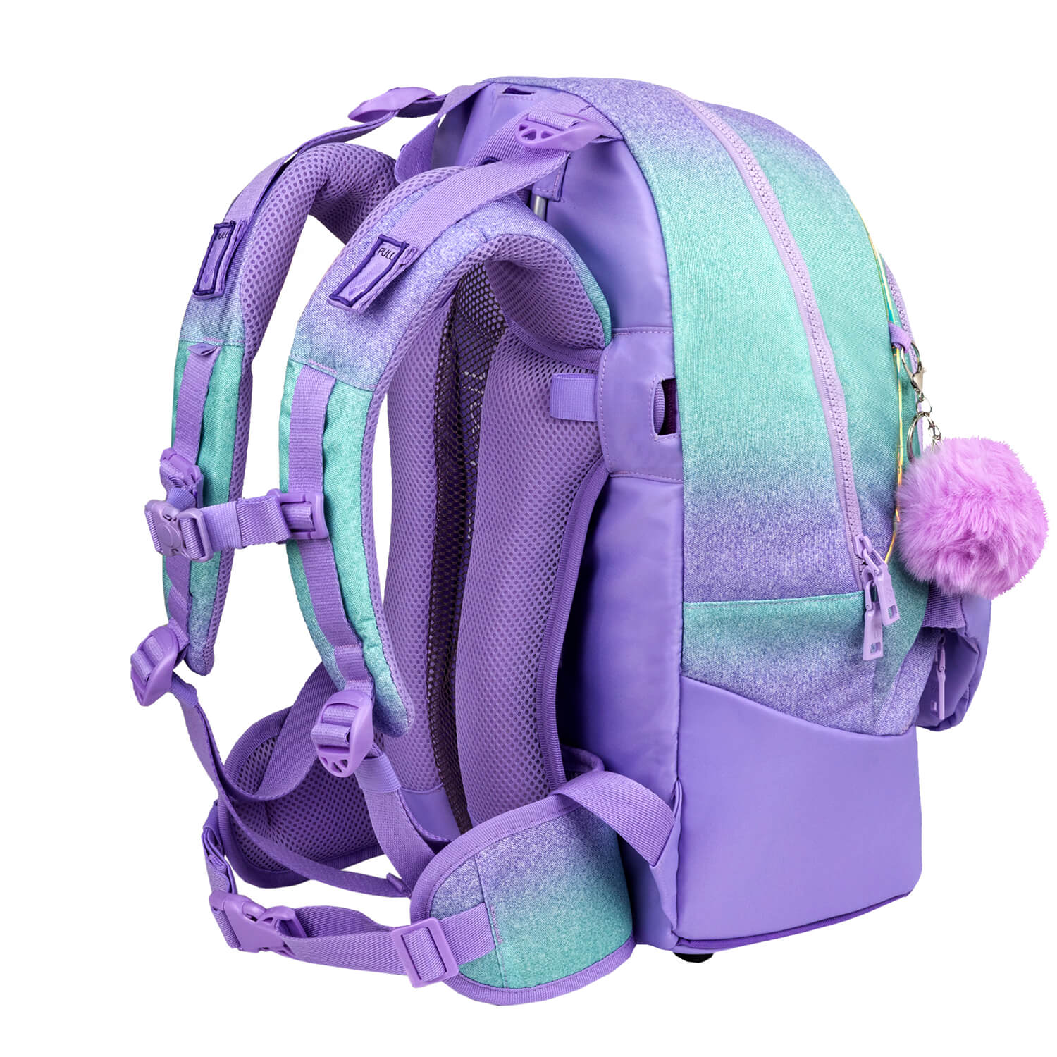 Premium Backpack & Fanny Pack Serenity Schoolbag 2pcs.