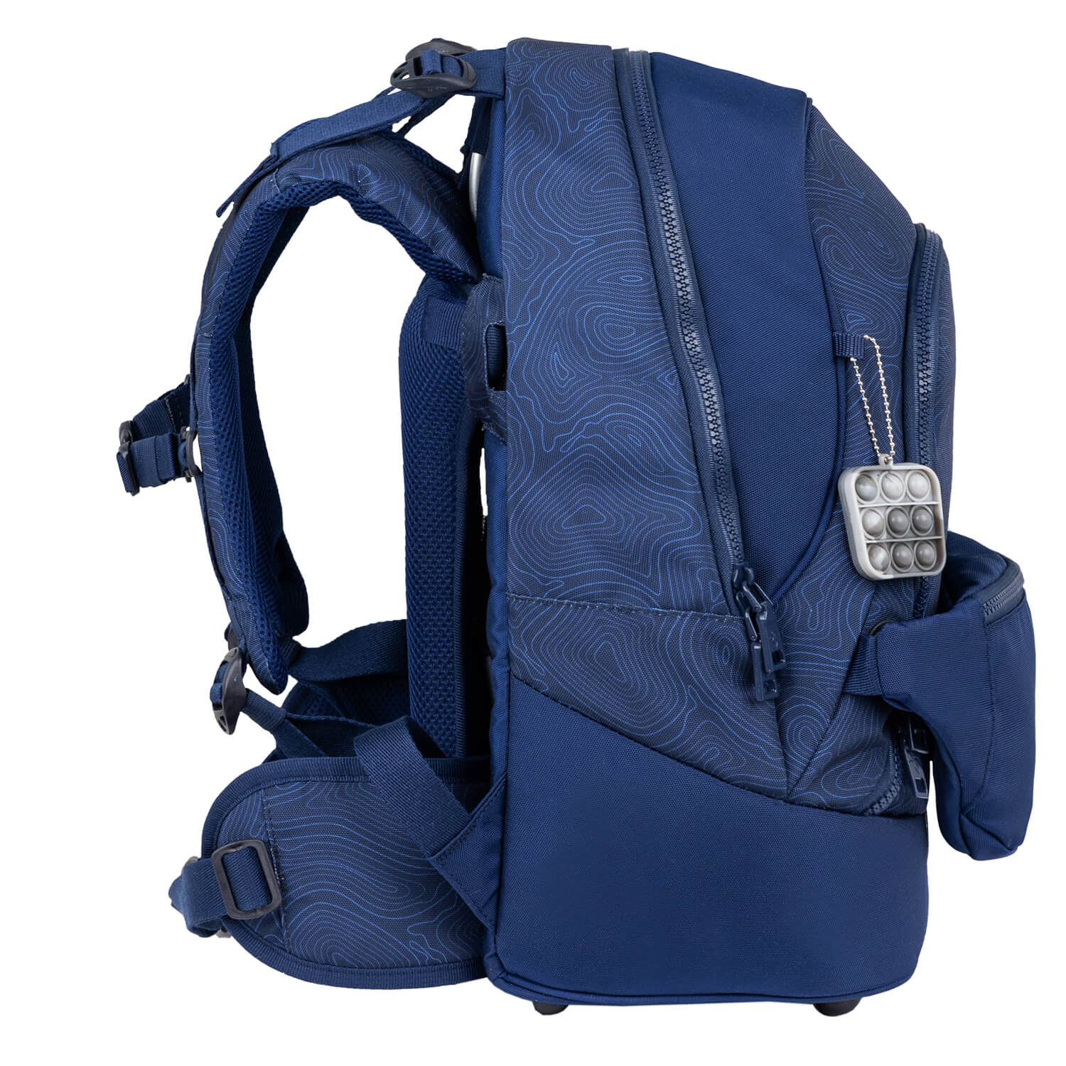 Premium Backpack & Fanny Pack Topographic Schulranzen 2tlg.