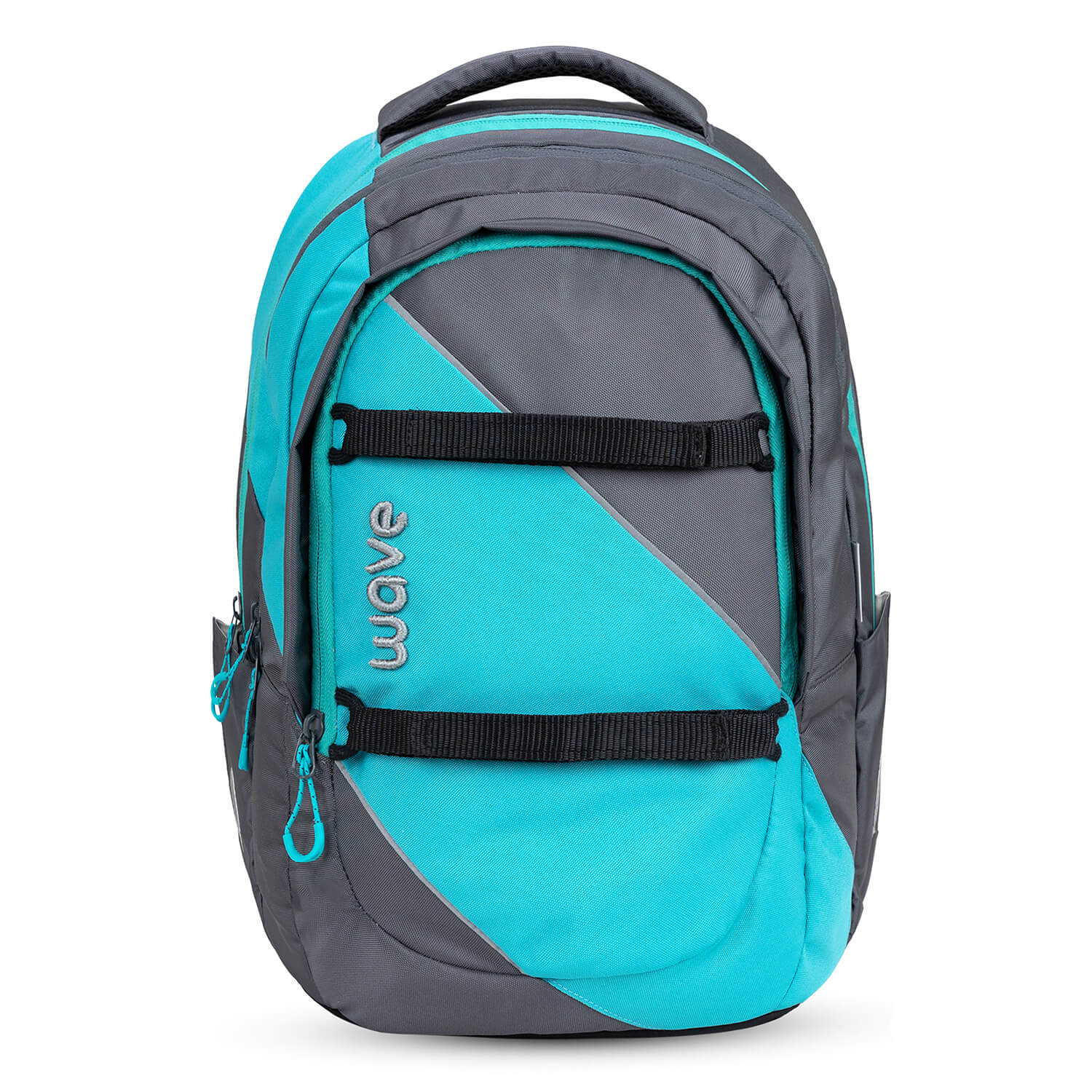 Wave Prime Grey Lagoon school backpack